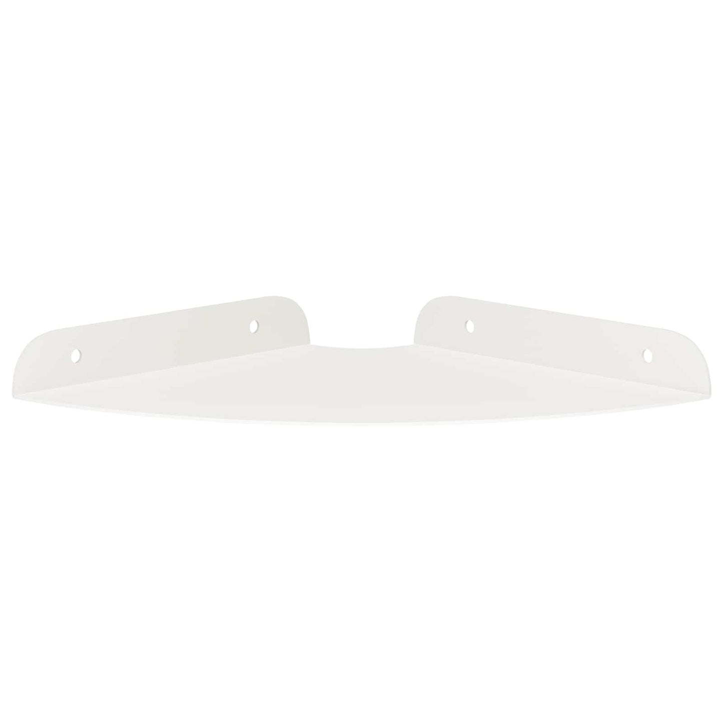 Lebegő polc polcokkal tárolóval 4 pcs Fehér 18 x 18 x 2 cm