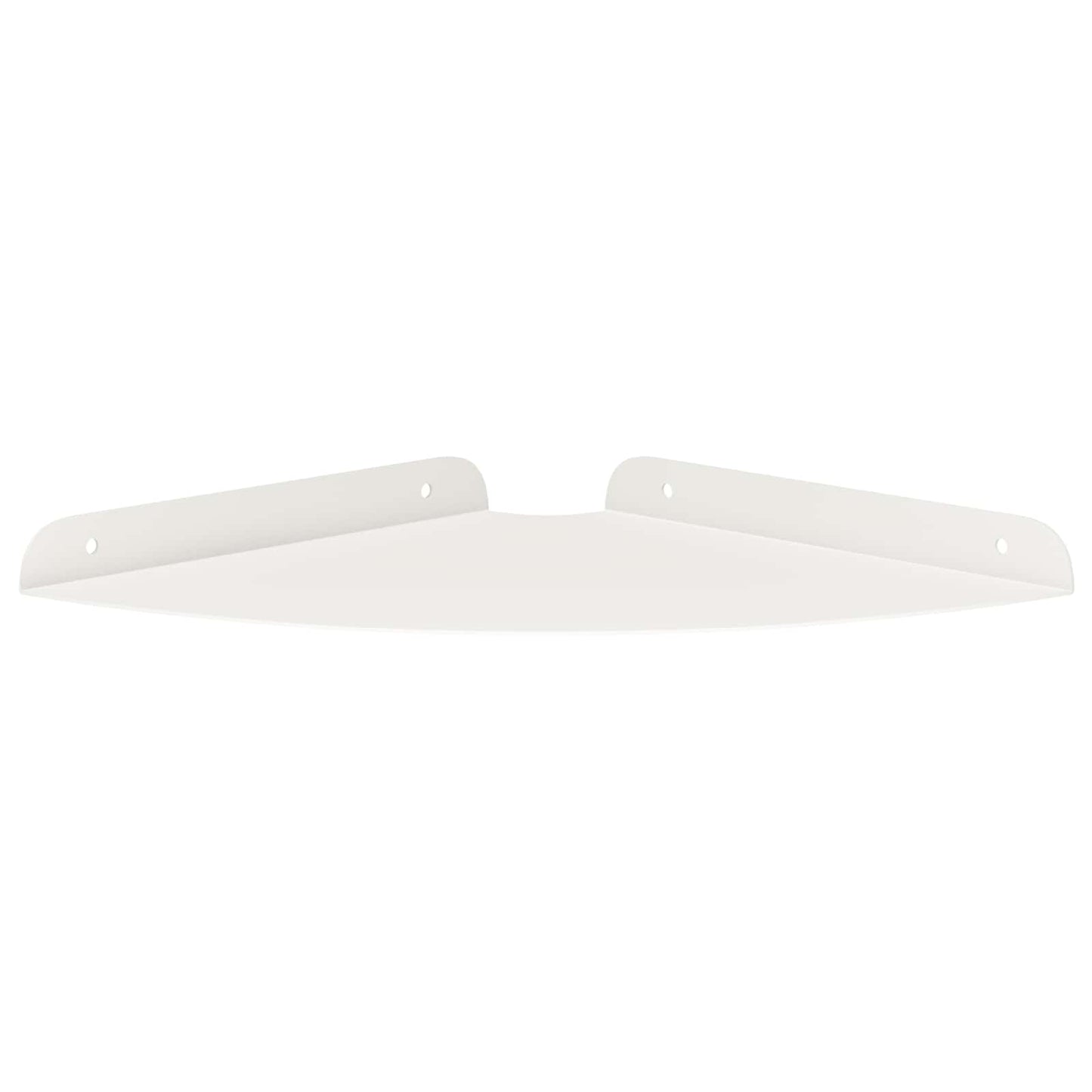 Lebegő polc polcokkal tárolóval 2 pcs Fehér 24 x 24 x 2 cm