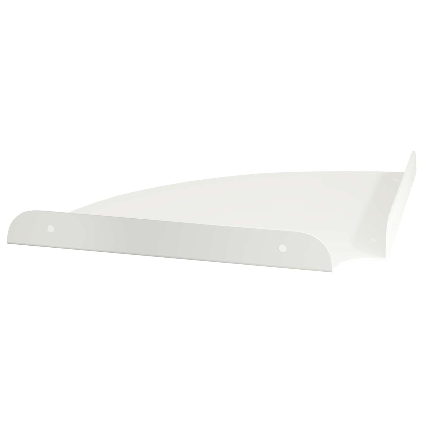 Lebegő polc polcokkal tárolóval 4 pcs Fehér 24 x 24 x 2 cm