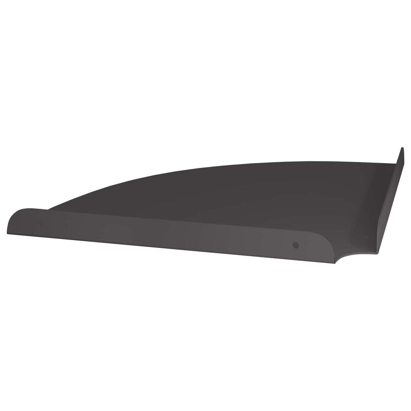Sarok Lebegő Polc polcokkal 2 pcs Fekete 30 x 30 x 2 cm
