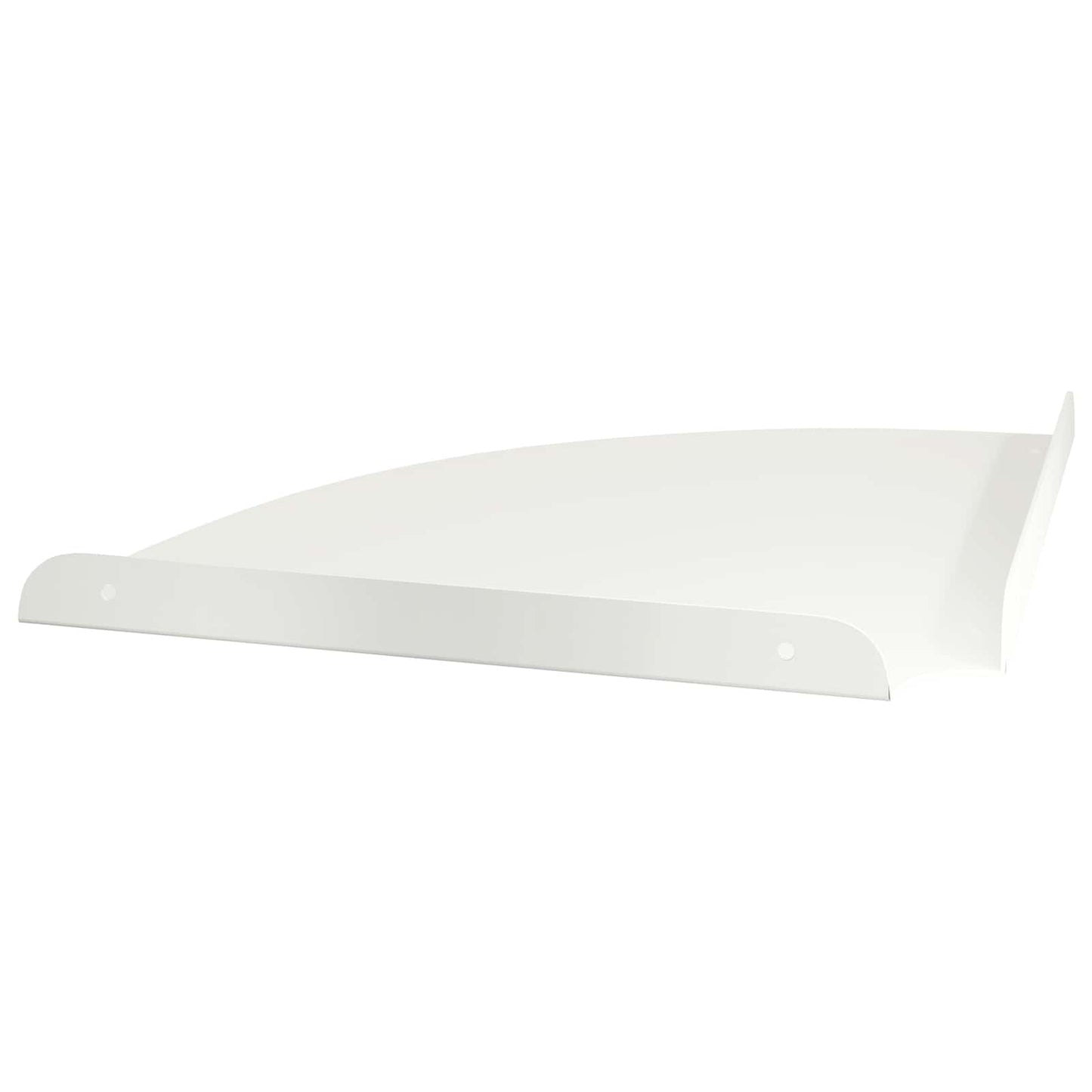 Lebegő polc polcokkal tárolóval 2 pcs Fehér 30 x 30 x 2 cm
