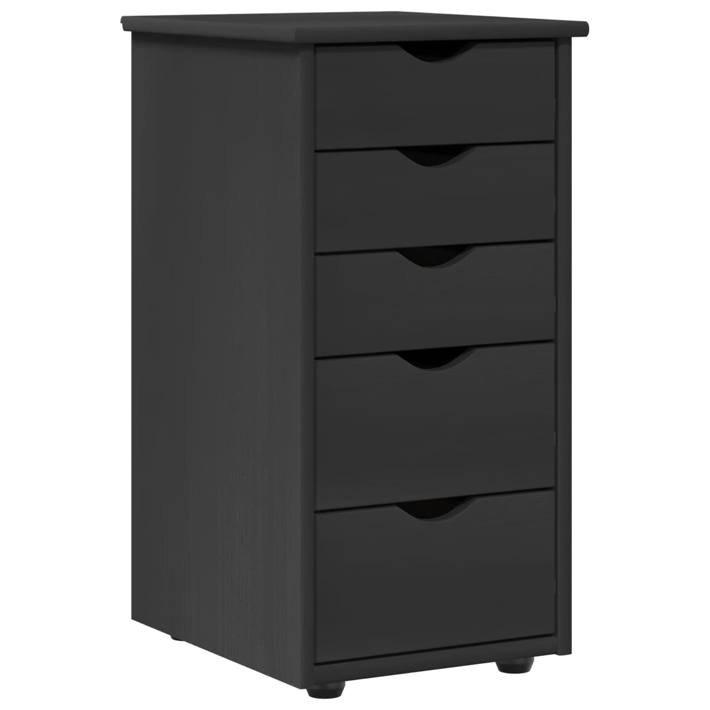 Cabinet 34 x 39 x 61,5 cm Tömör fenyőfa Szürke