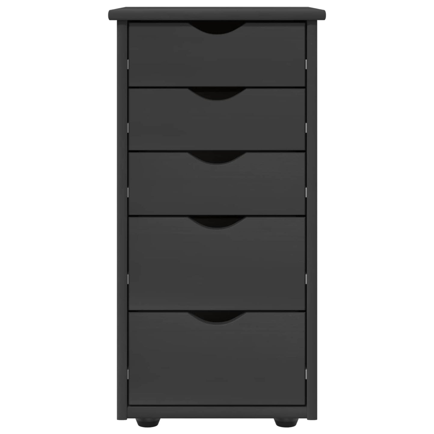 Cabinet Szürke 34 x 39 x 61,5 cm Tömör fenyőfa