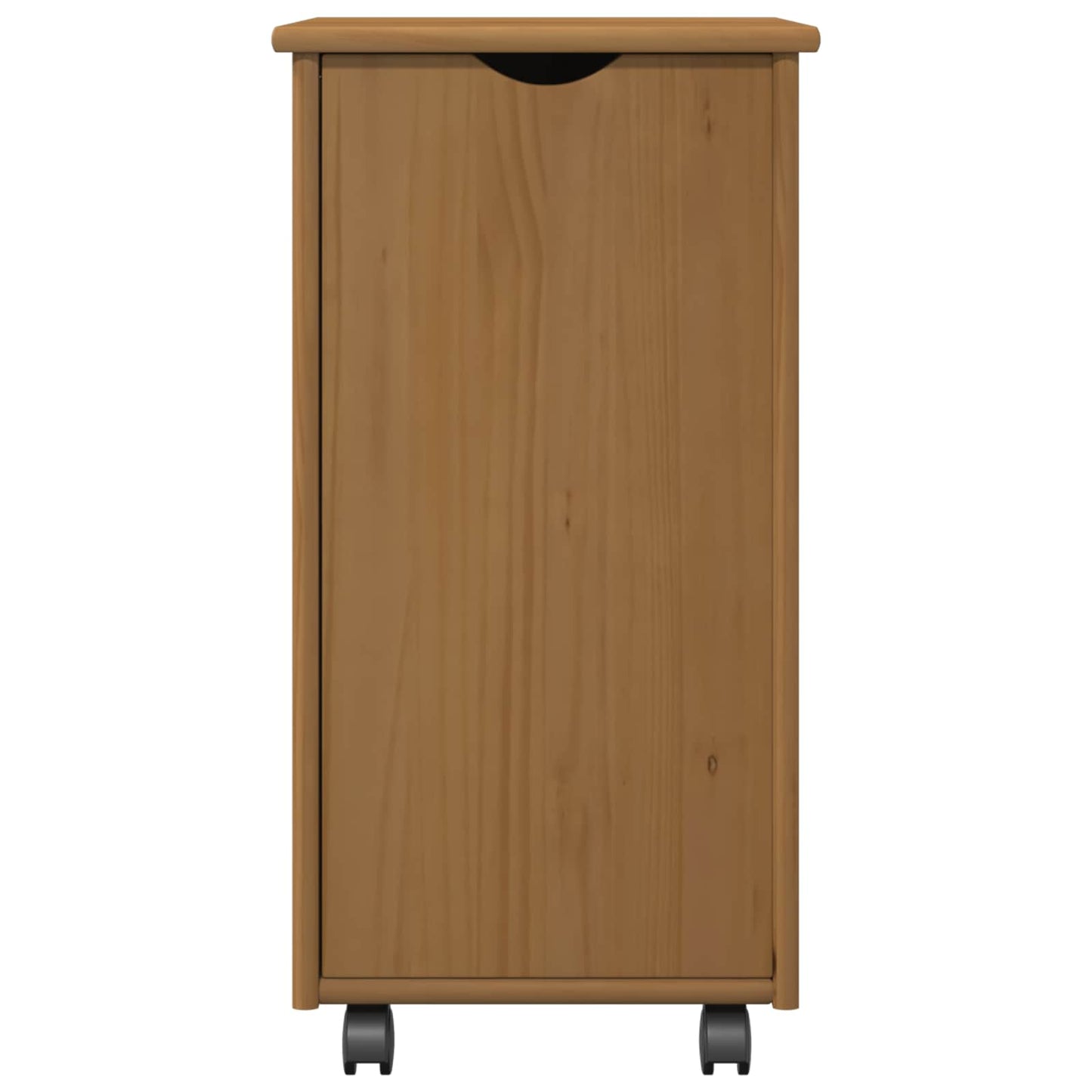 Görgős szekrény Méz barna 34 x 39 x 65,5 cm Tömör fenyőfa