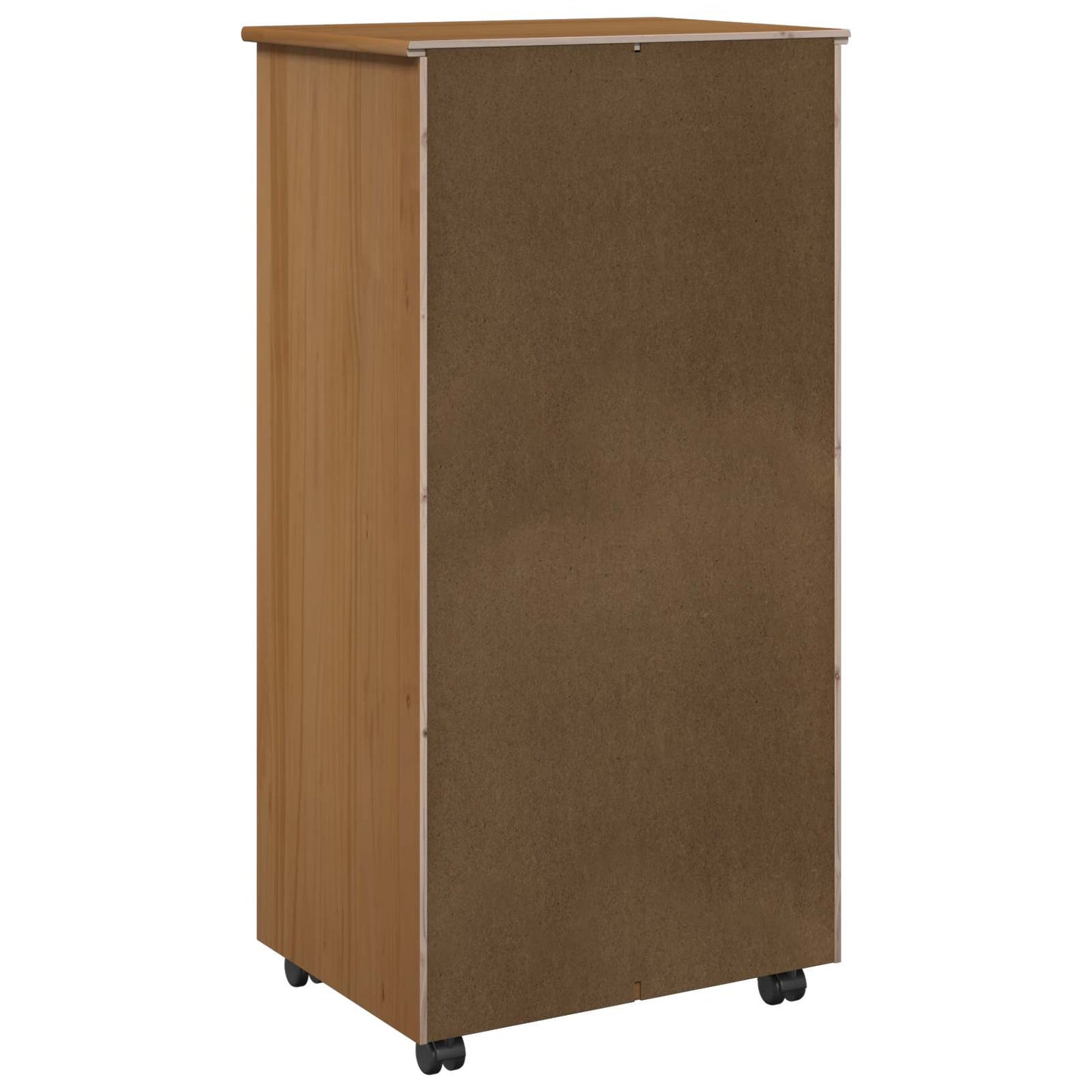 Görgős szekrény Méz barna 53 x 39 x 103 cm Tömör fenyőfa