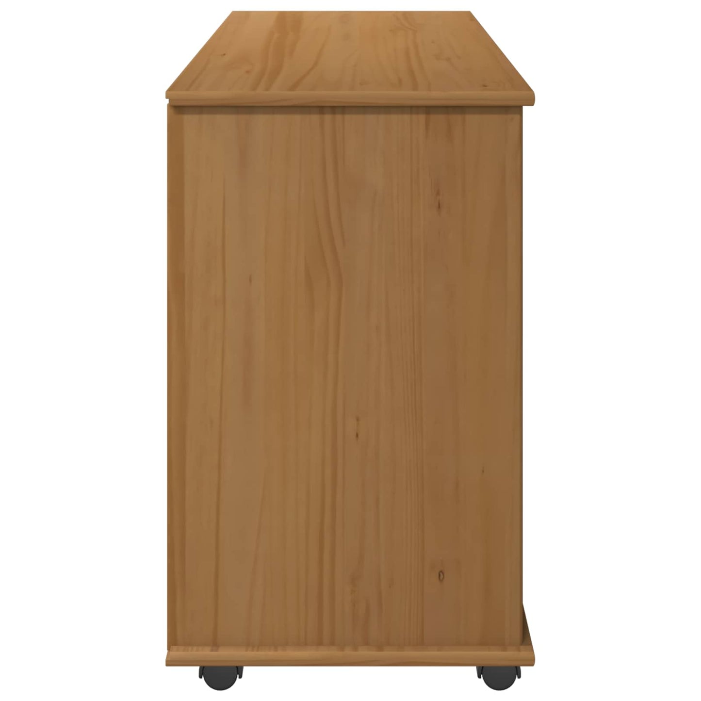 Görgős szekrény Méz barna 100 x 39 x 65,5 cm Tömör fenyőfa
