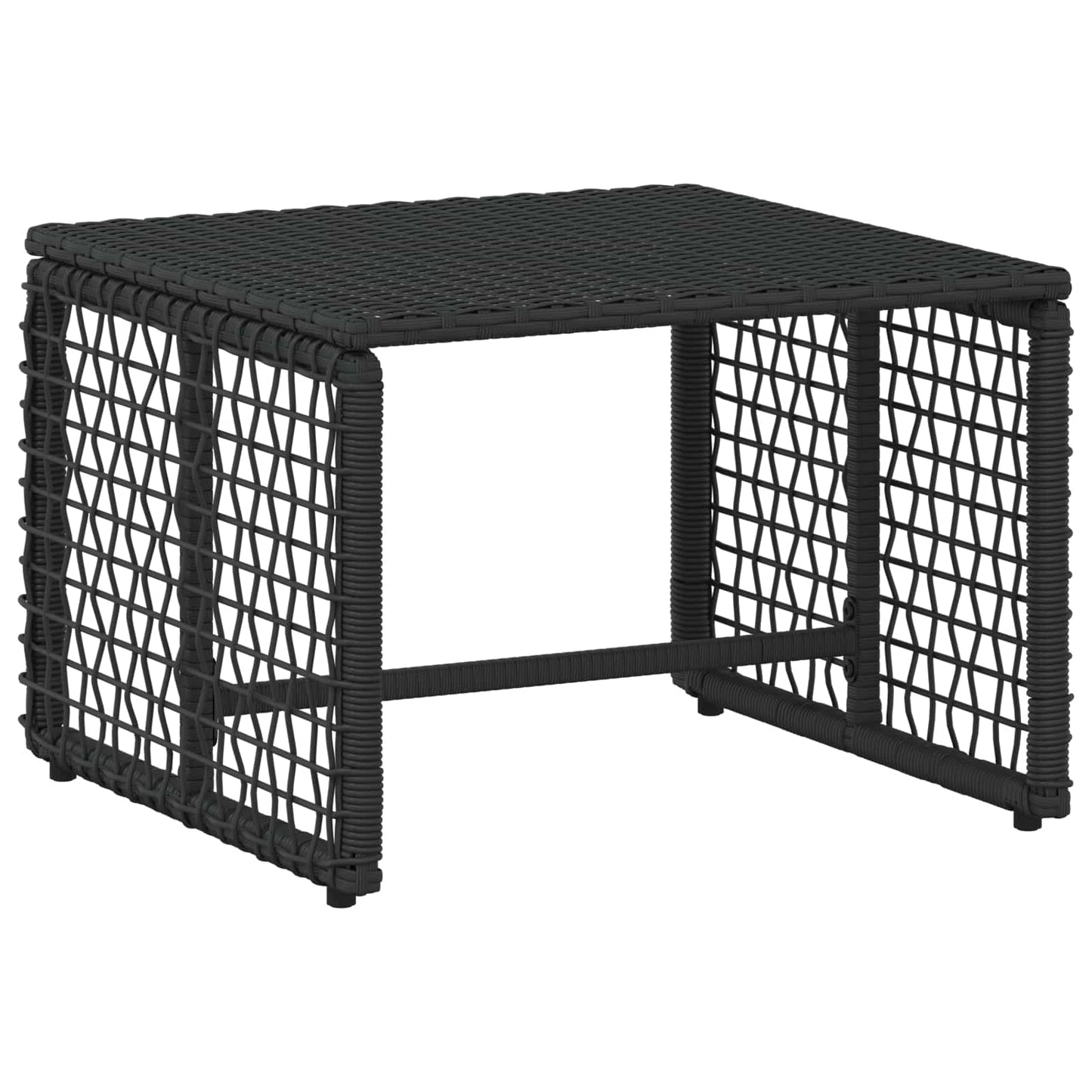 Kültéri Bútor Szett párnával 5 pcs Fekete és Türkiz