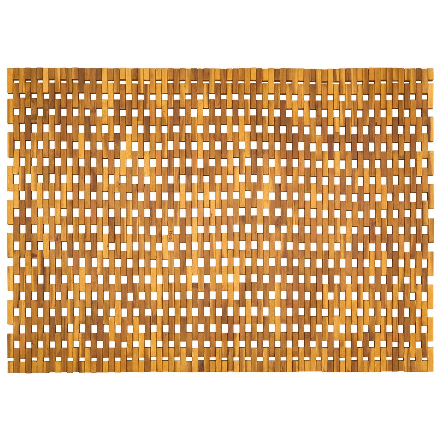 Fürdőszobai szőnyegek Természetes 105 x 160 cm Tömör Akácfa