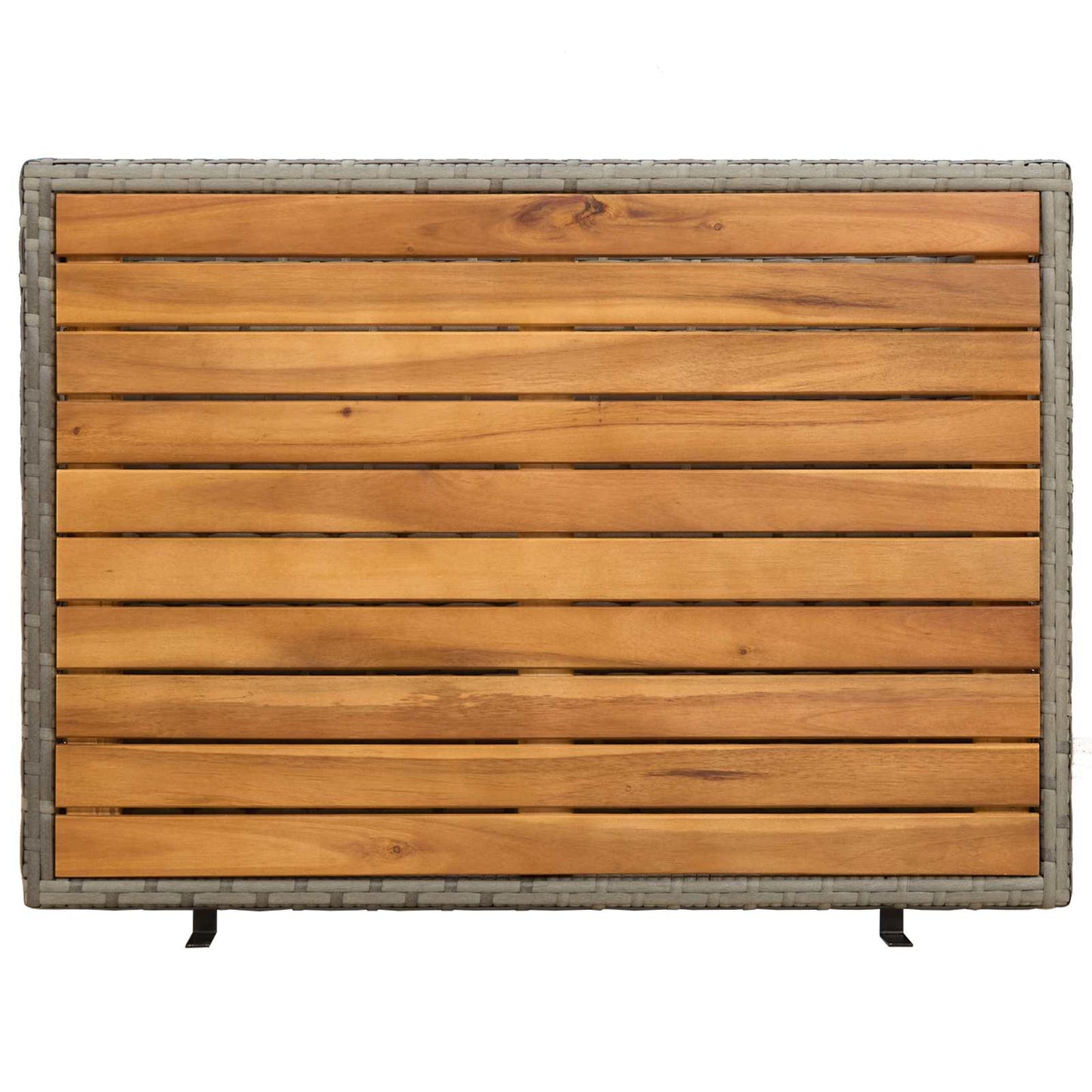 Cabinet Szürke 70 x 50 x 87 cm Poliészter és Roly Rattan