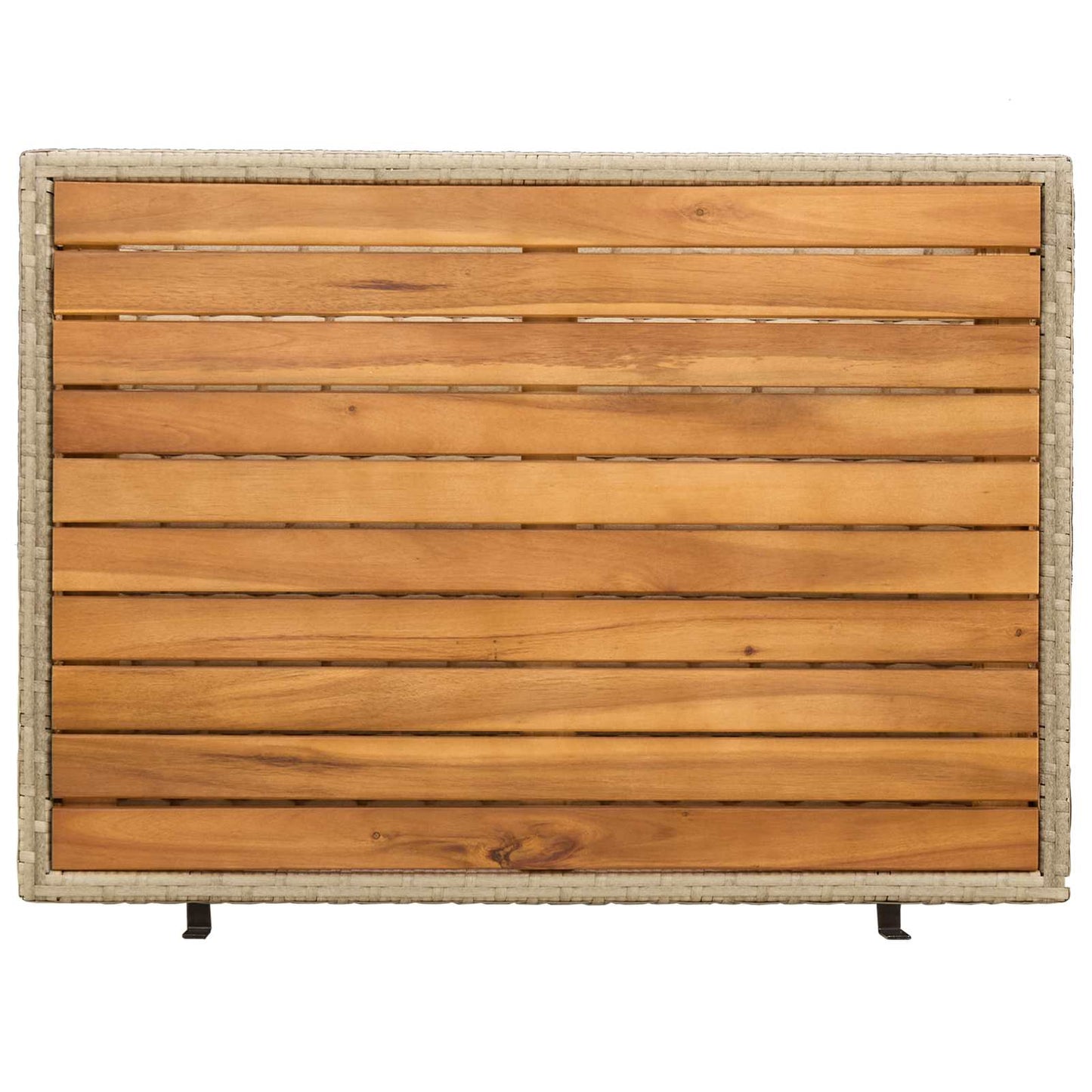 Cabinet ajtóval Bézs 70 x 50 x 87 cm Poliészter és Roly Rattan
