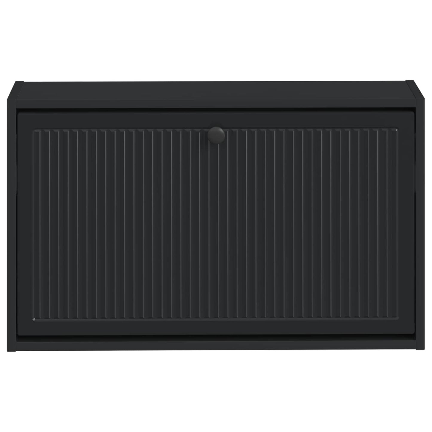 Fali Cipőtartó EDE 71 x 17 x 43 cm Szerelt Fa Fekete