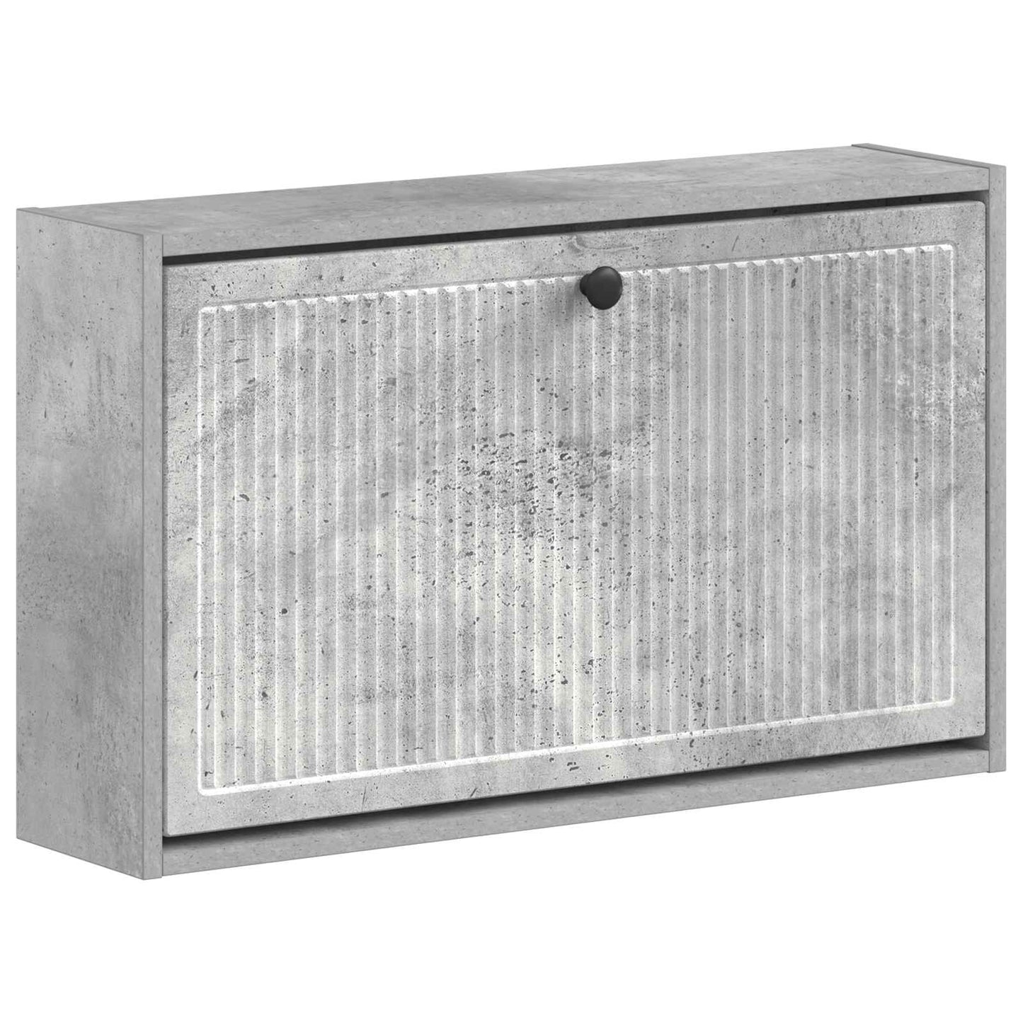 Fali Cipőtartó EDE 71 x 17 x 43 cm Szerelt Fa Betonszürke
