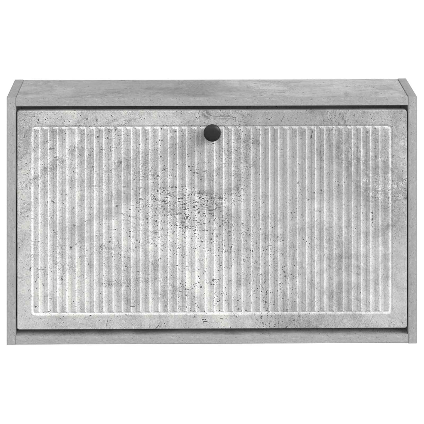 Fali Cipőtartó EDE 71 x 17 x 43 cm Szerelt Fa Betonszürke