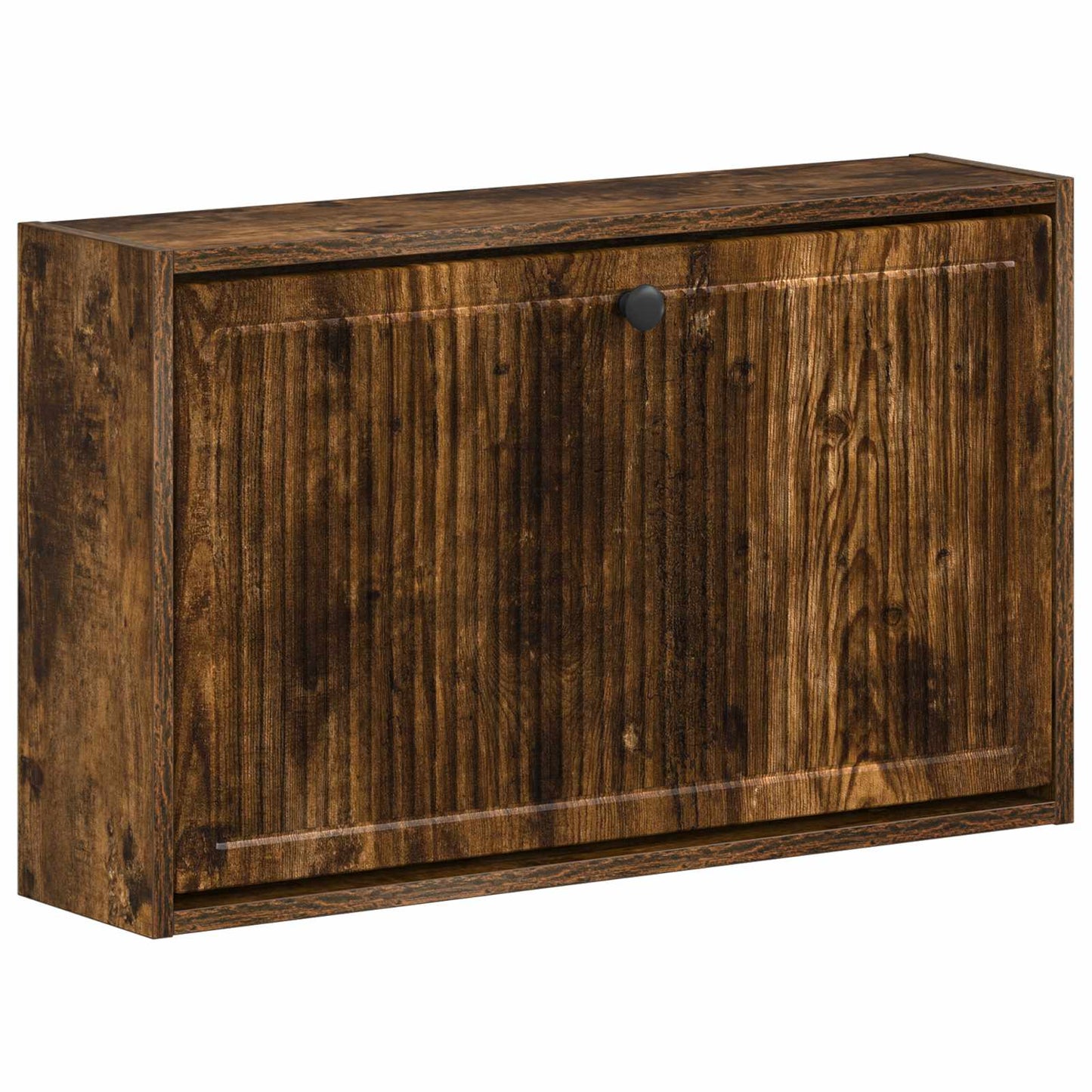 Fali Cipőtartó EDE 71 x 17 x 43 cm Szerelt Fa Füstös Tölgy