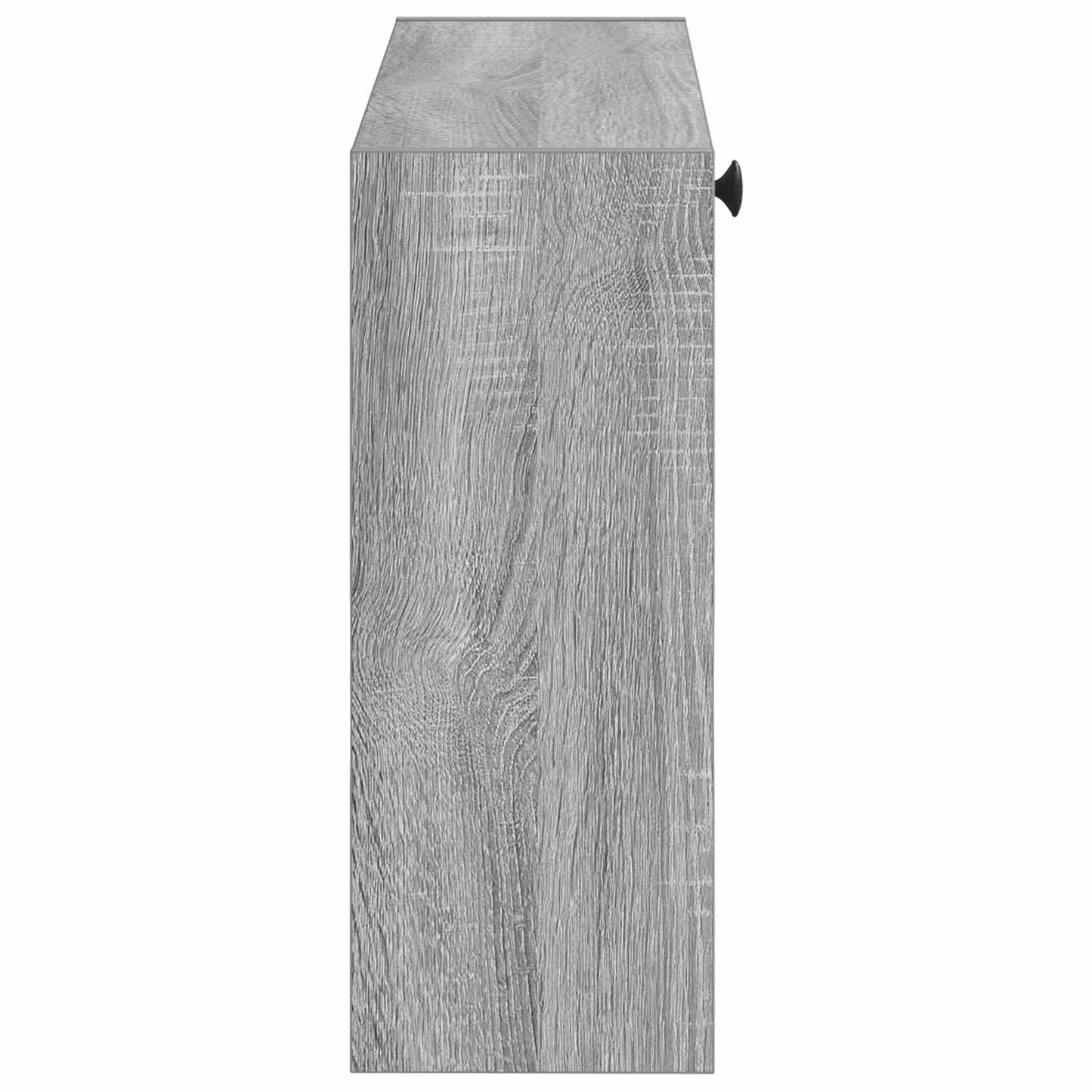 Fali Cipőtartó EDE 71 x 17 x 43 cm Szerelt Fa Szürke Sonoma
