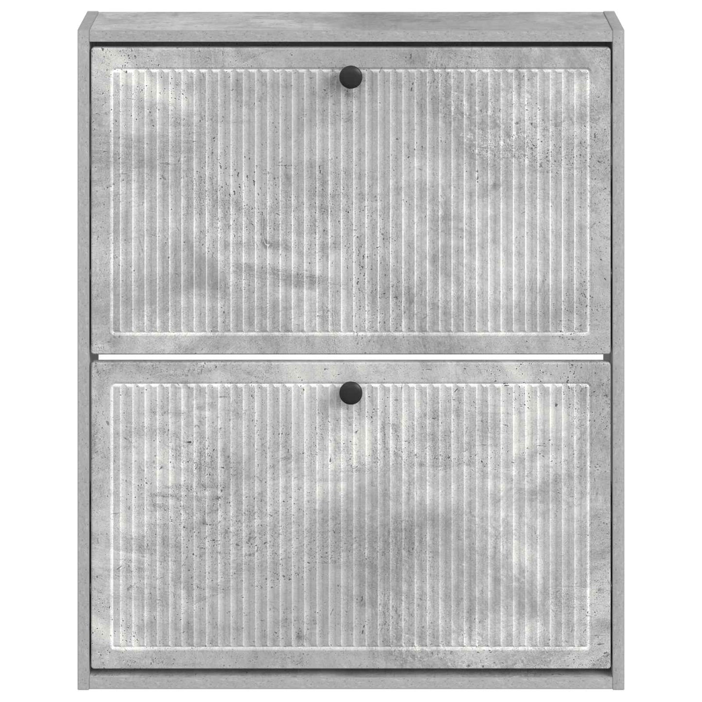 Fali Cipőtartó EDE 71 x 17 x 86 cm Szerelt Fa Betonszürke