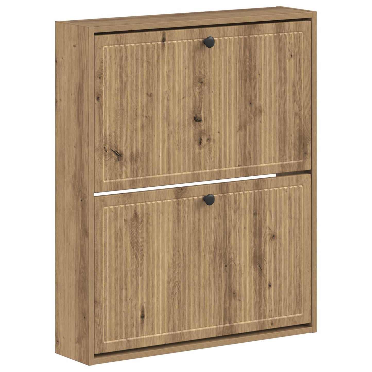 Fali Cipőtartó EDE 71 x 17 x 86 cm Szerelt Fa Kézműves Tölgy