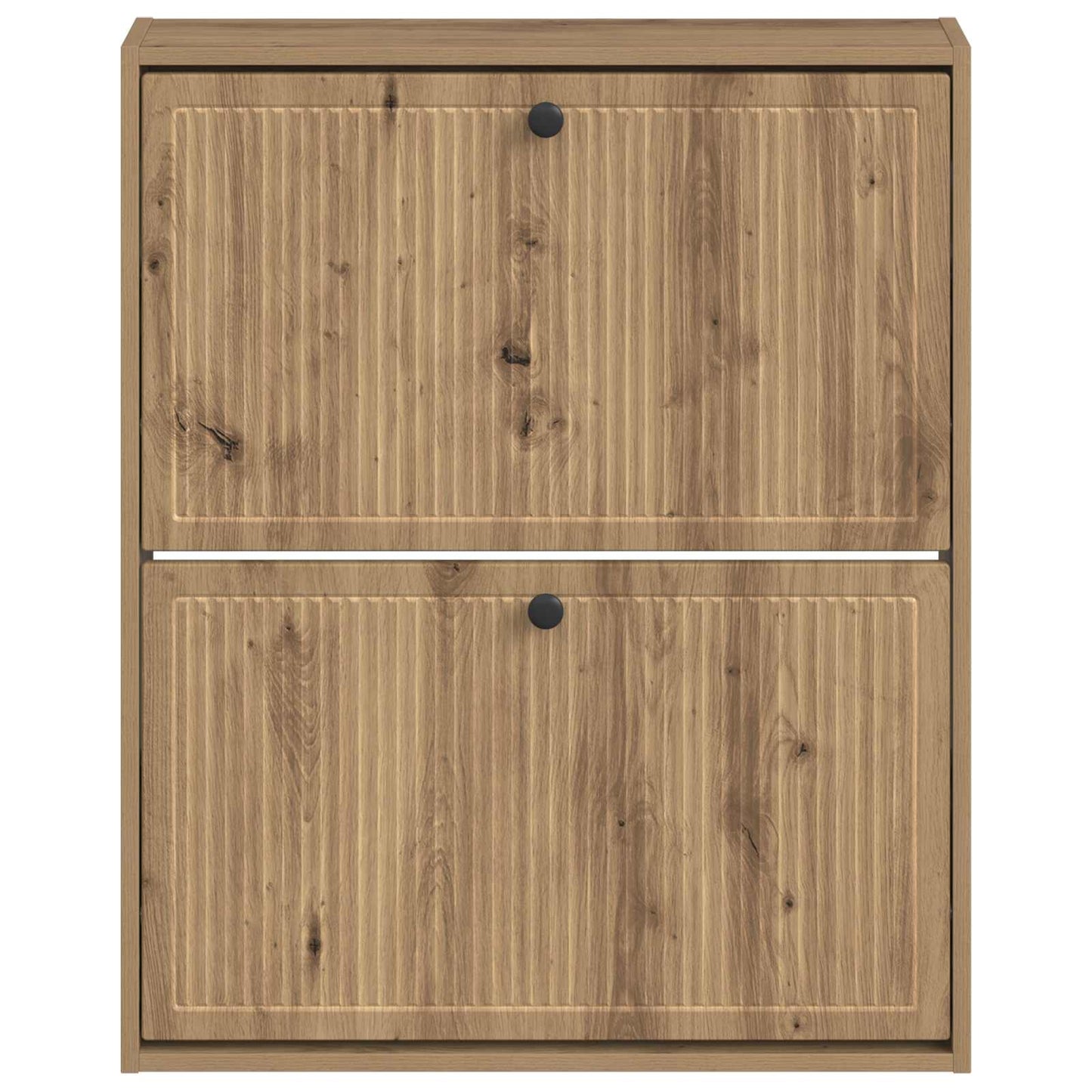 Fali Cipőtartó EDE 71 x 17 x 86 cm Szerelt Fa Kézműves Tölgy