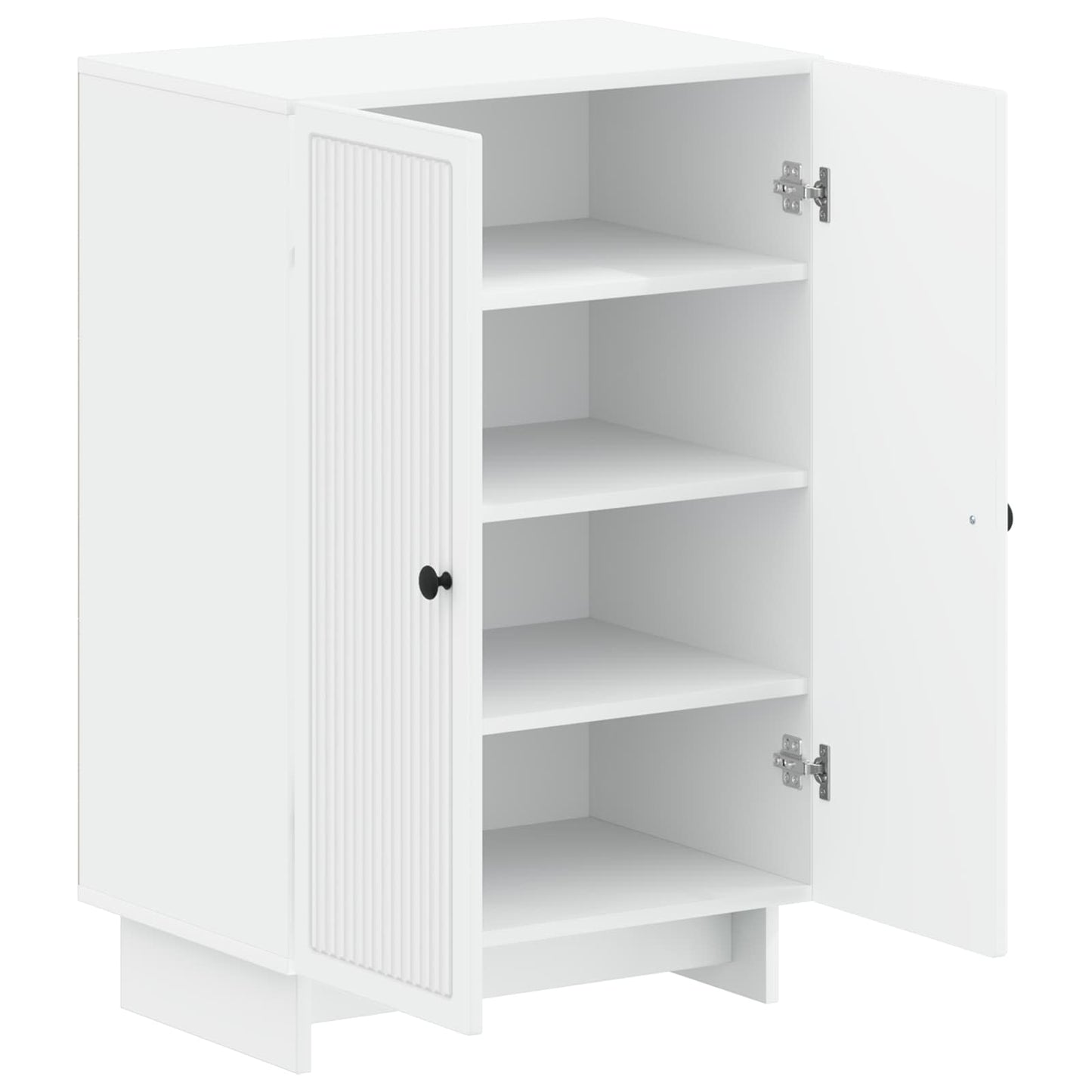 Cipőszekrény EDE 59,5 x 39,5 x 90 cm Szerelt Fa Fehér