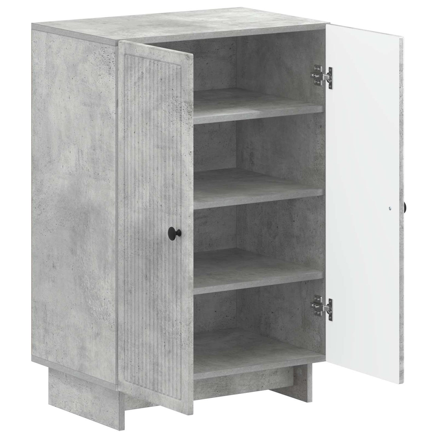 Cipőszekrény EDE 59,5 x 39,5 x 90 cm Szerelt Fa Betonszürke