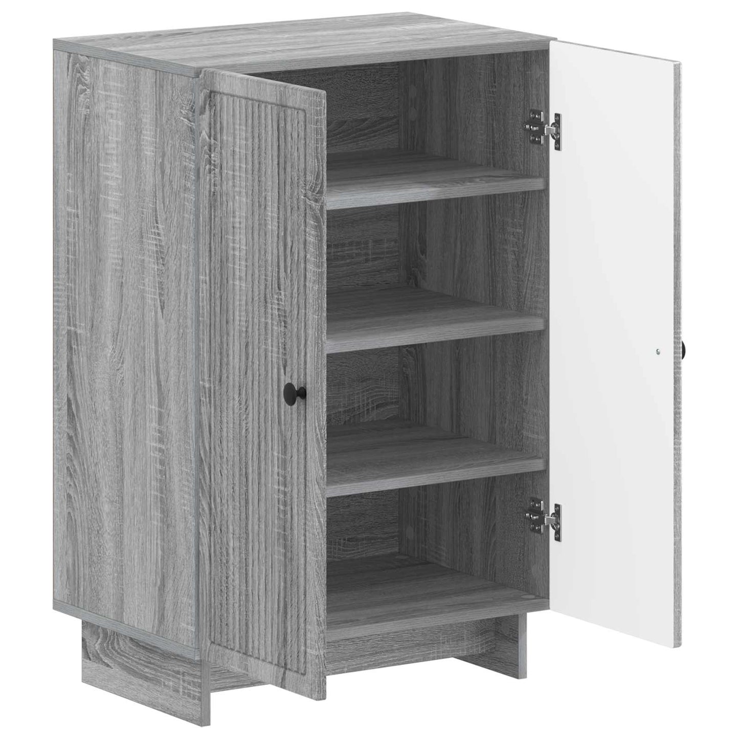 Cipőszekrény EDE 59,5 x 39,5 x 90 cm Szerelt Fa Szürke Sonoma
