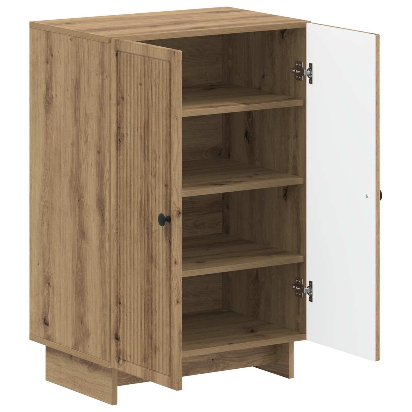 Cipőszekrény EDE 59,5 x 39,5 x 90 cm Szerelt Fa Kézműves Tölgy