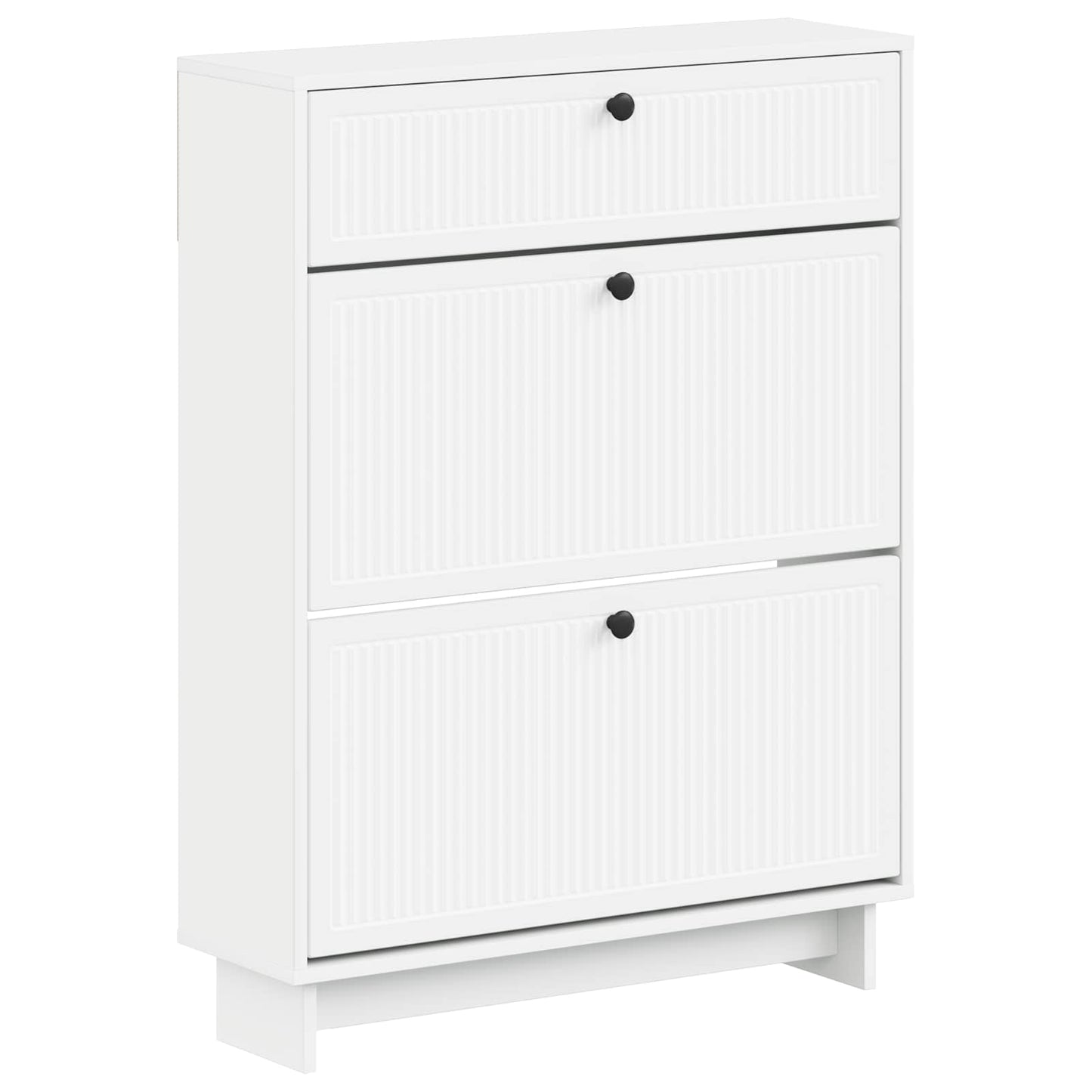 Cipőszekrény EDE 78 x 24 x 103 cm Szerelt Fa Fehér