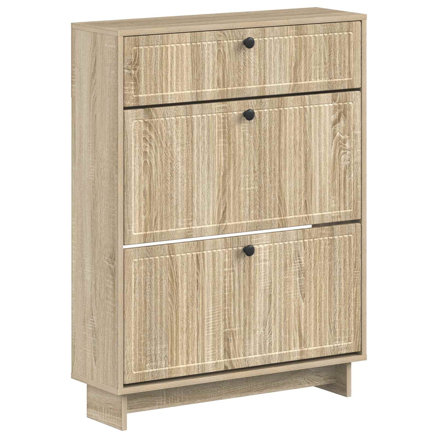 Cipőszekrény EDE 78 x 24 x 103 cm Szerelt Fa Sonoma Tölgy