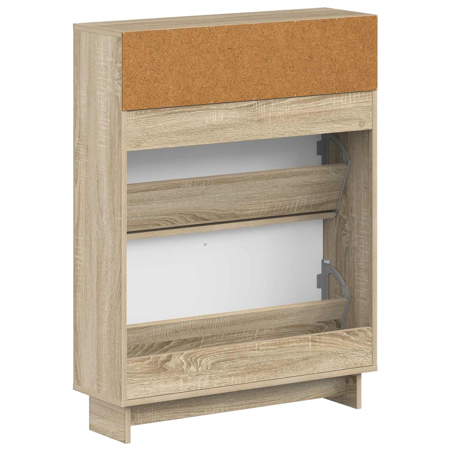 Cipőszekrény EDE 78 x 24 x 103 cm Szerelt Fa Sonoma Tölgy