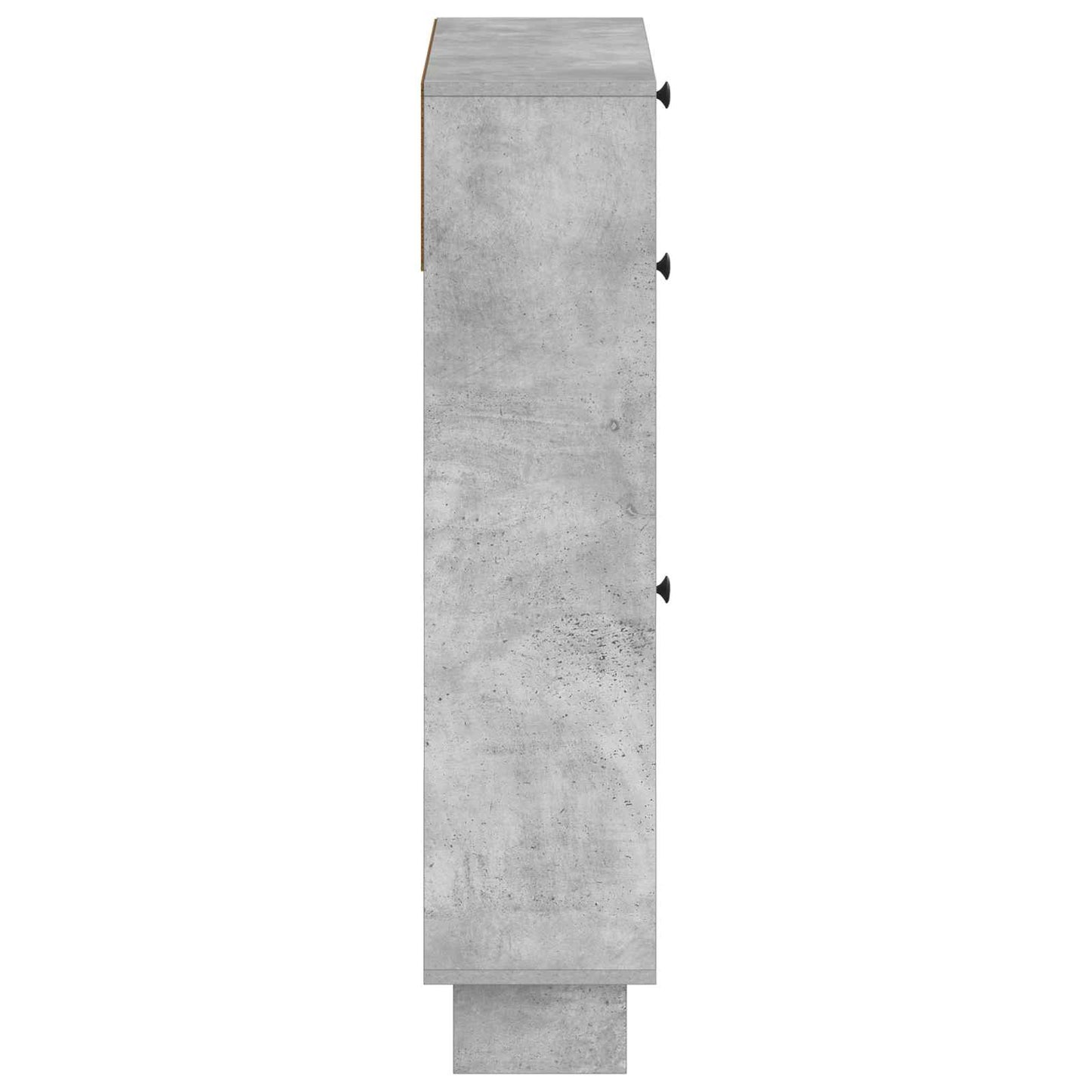 Cipőszekrény EDE 78 x 24 x 103 cm Szerelt Fa Betonszürke