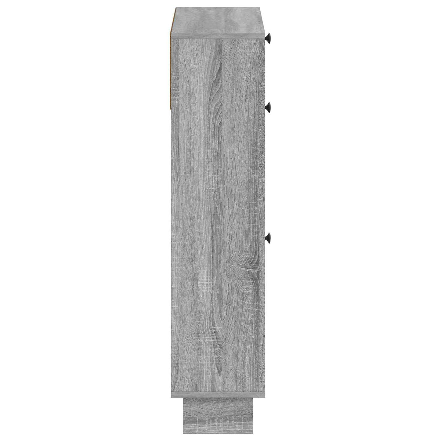 Cipőszekrény EDE 78 x 24 x 103 cm Szerelt Fa Szürke Sonoma