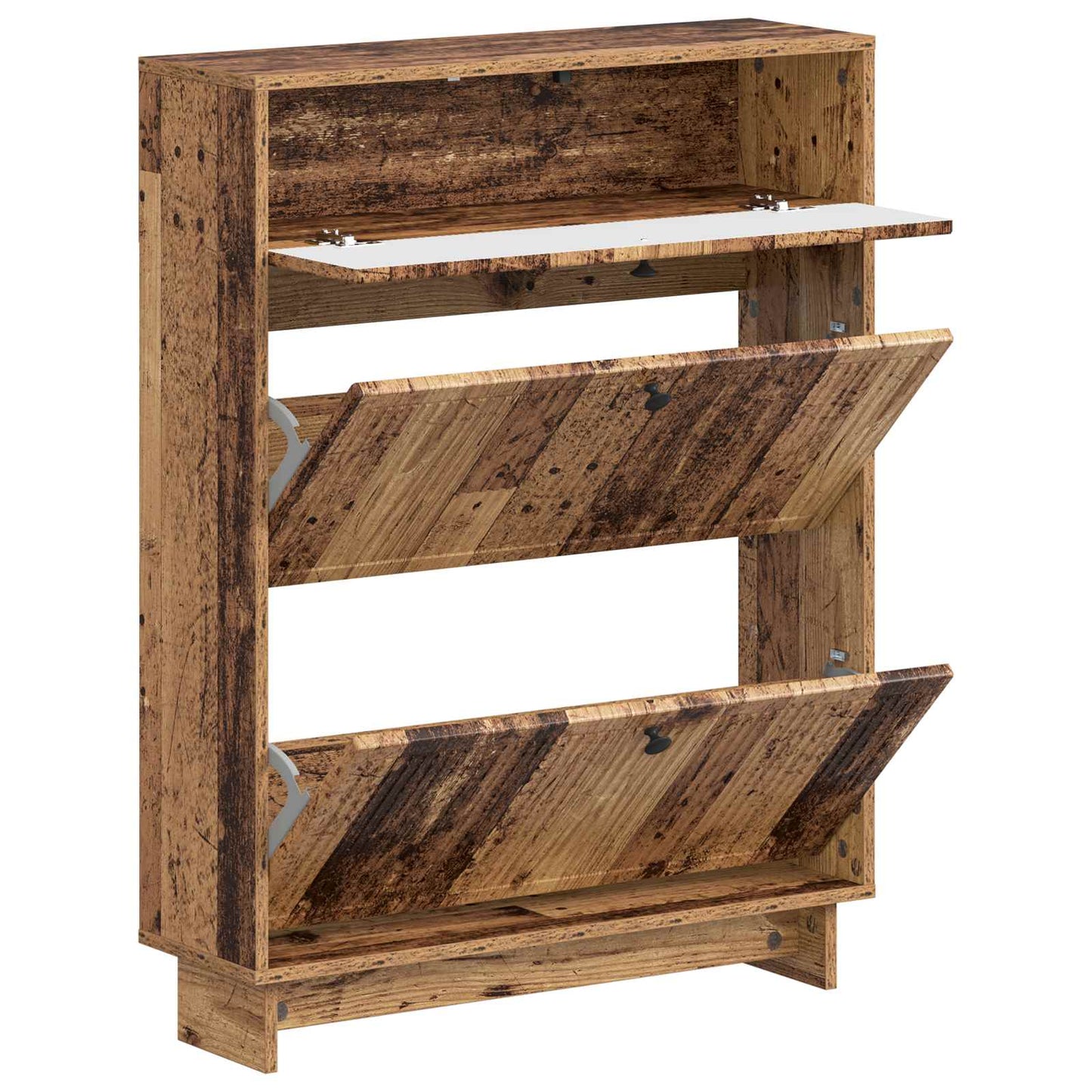 Cipőszekrény EDE 78 x 24 x 103 cm Szerelt Fa Antik Fa