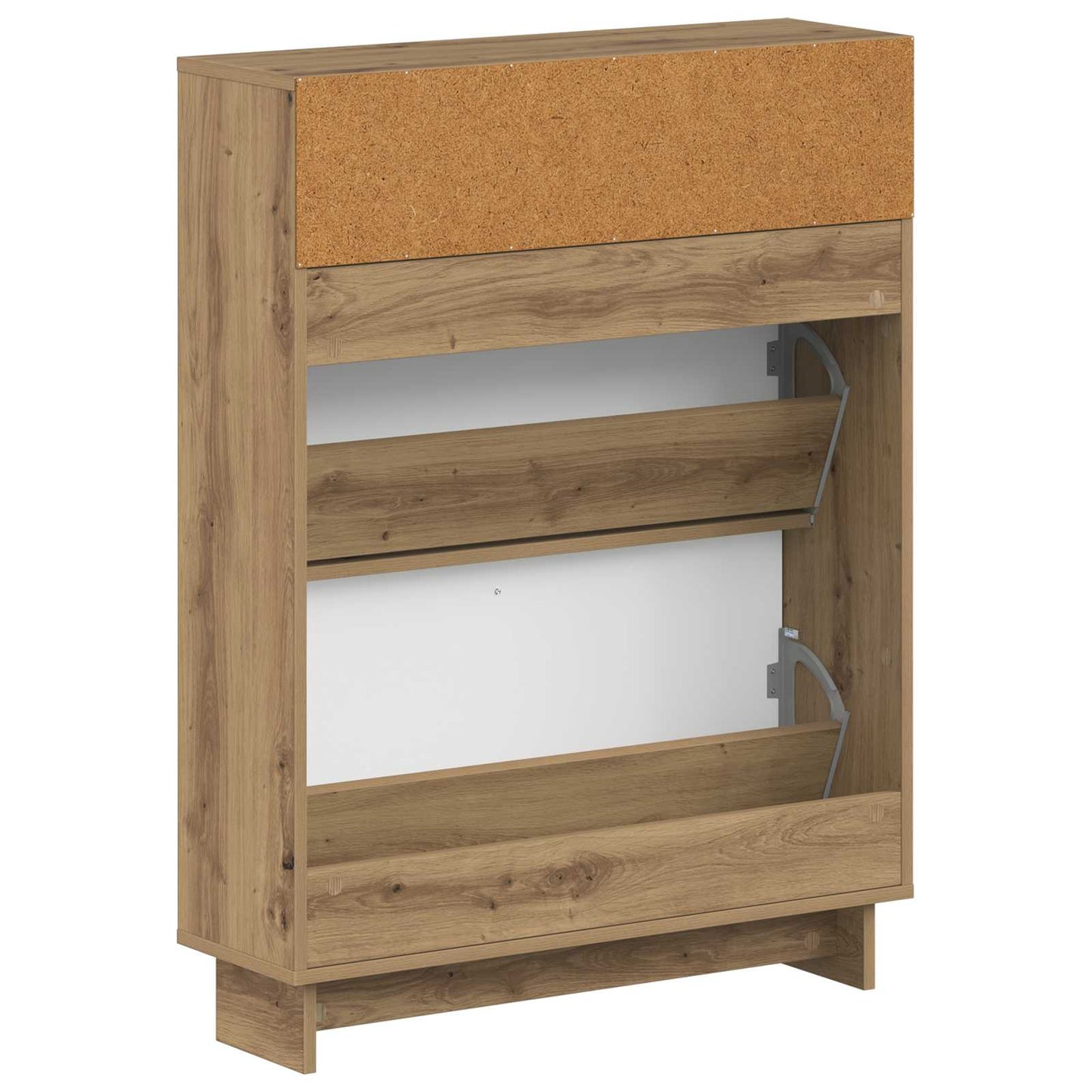 Cipőszekrény EDE 78 x 24 x 103 cm Szerelt Fa Kézműves Tölgy
