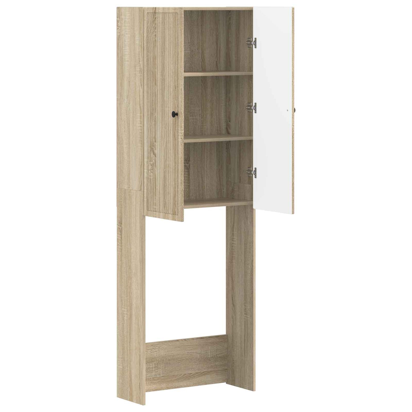 WC Szekrény EDE Sonoma Tölgy 66 x 25,5 x 190 cm Szerelt Fa