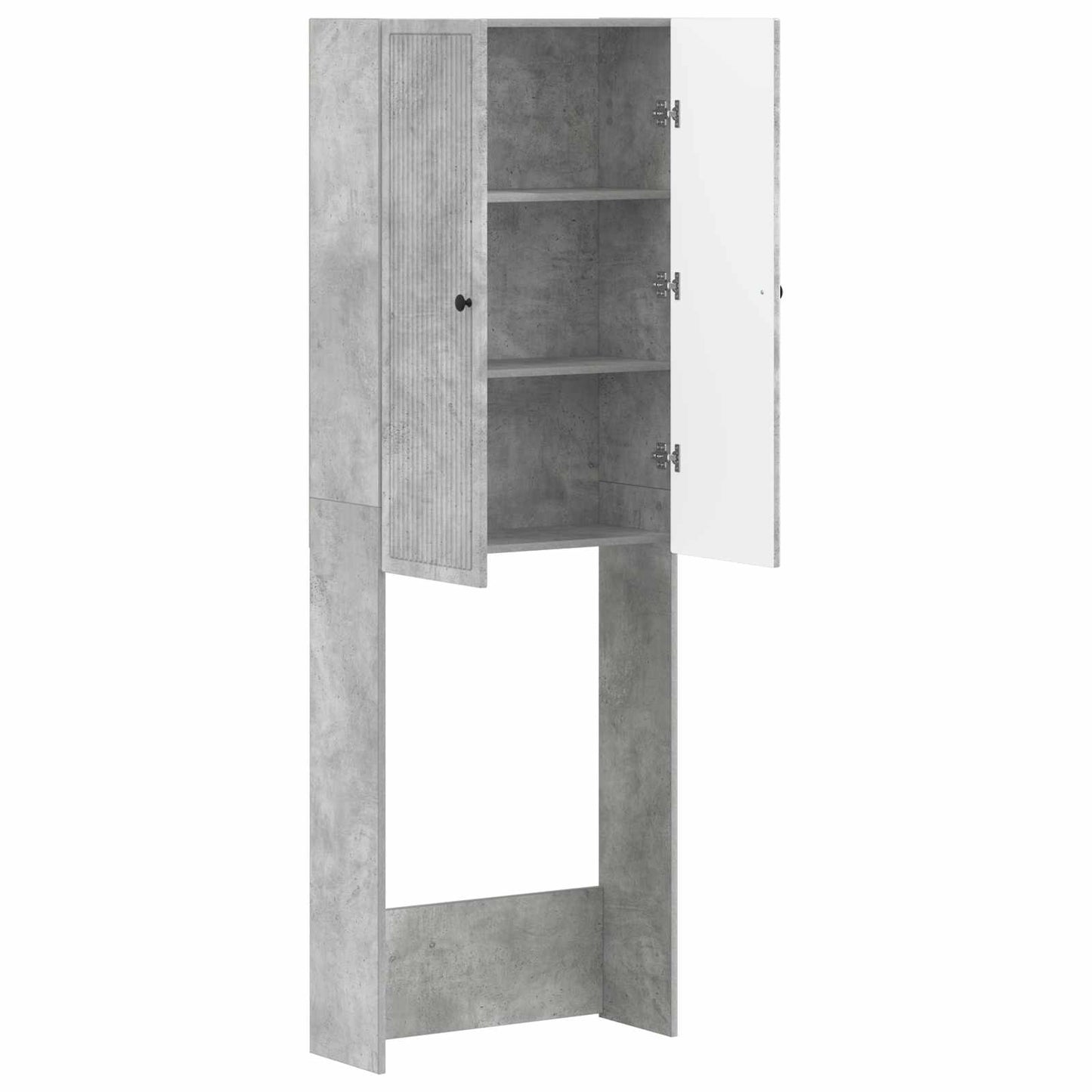 WC Szekrény EDE Betonszürke 66 x 25,5 x 190 cm Szerelt Fa