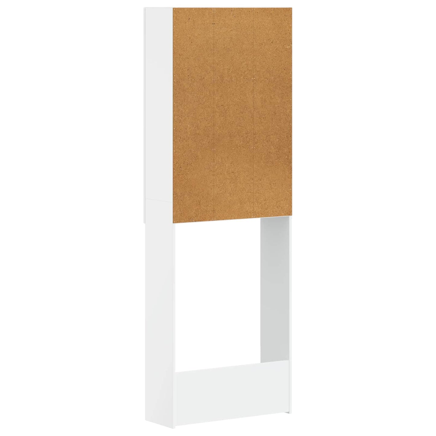 WC Szekrény EDE Magasfényű Fehér 66 x 25,5 x 190 cm Szerelt Fa