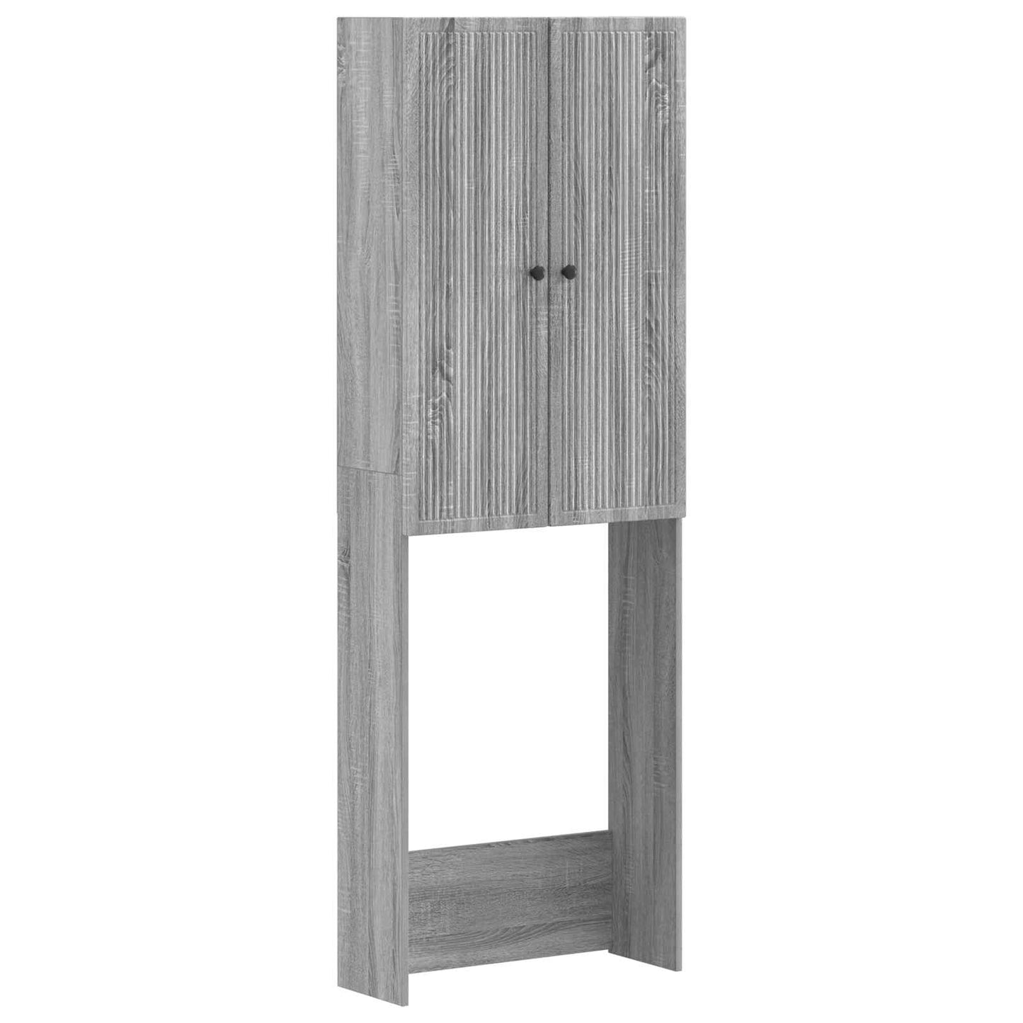 WC Szekrény EDE Szürke Sonoma 66 x 25,5 x 190 cm Szerelt Fa
