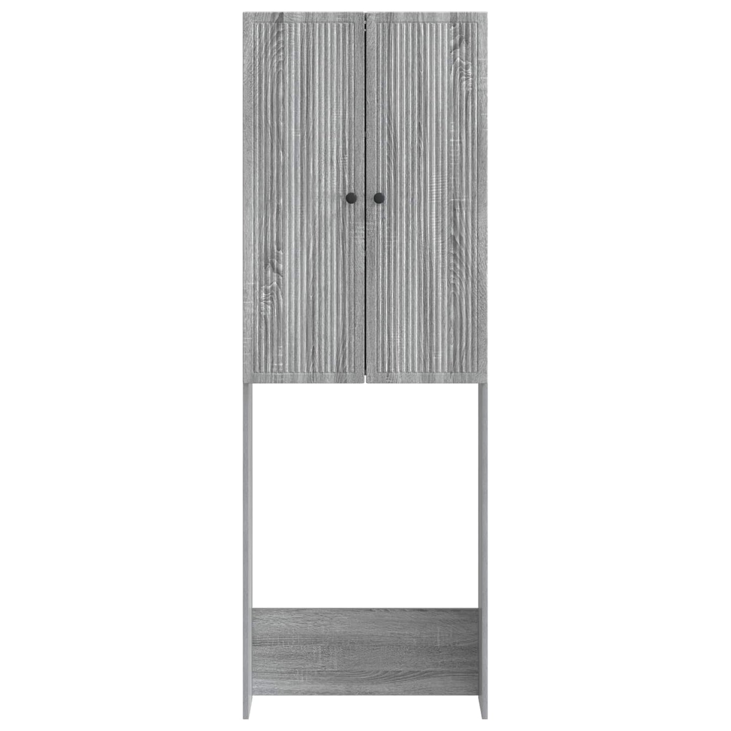 WC Szekrény EDE Szürke Sonoma 66 x 25,5 x 190 cm Szerelt Fa