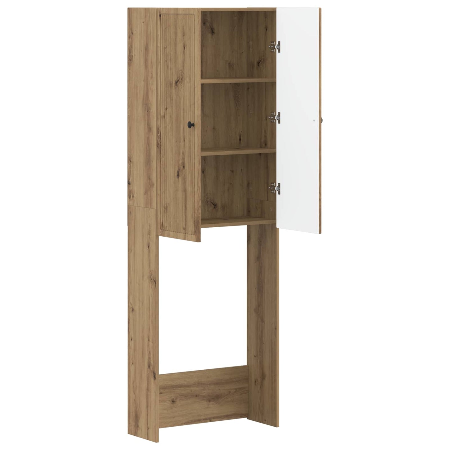 WC Szekrény EDE Kézműves Tölgy 66 x 25,5 x 190 cm Szerelt Fa