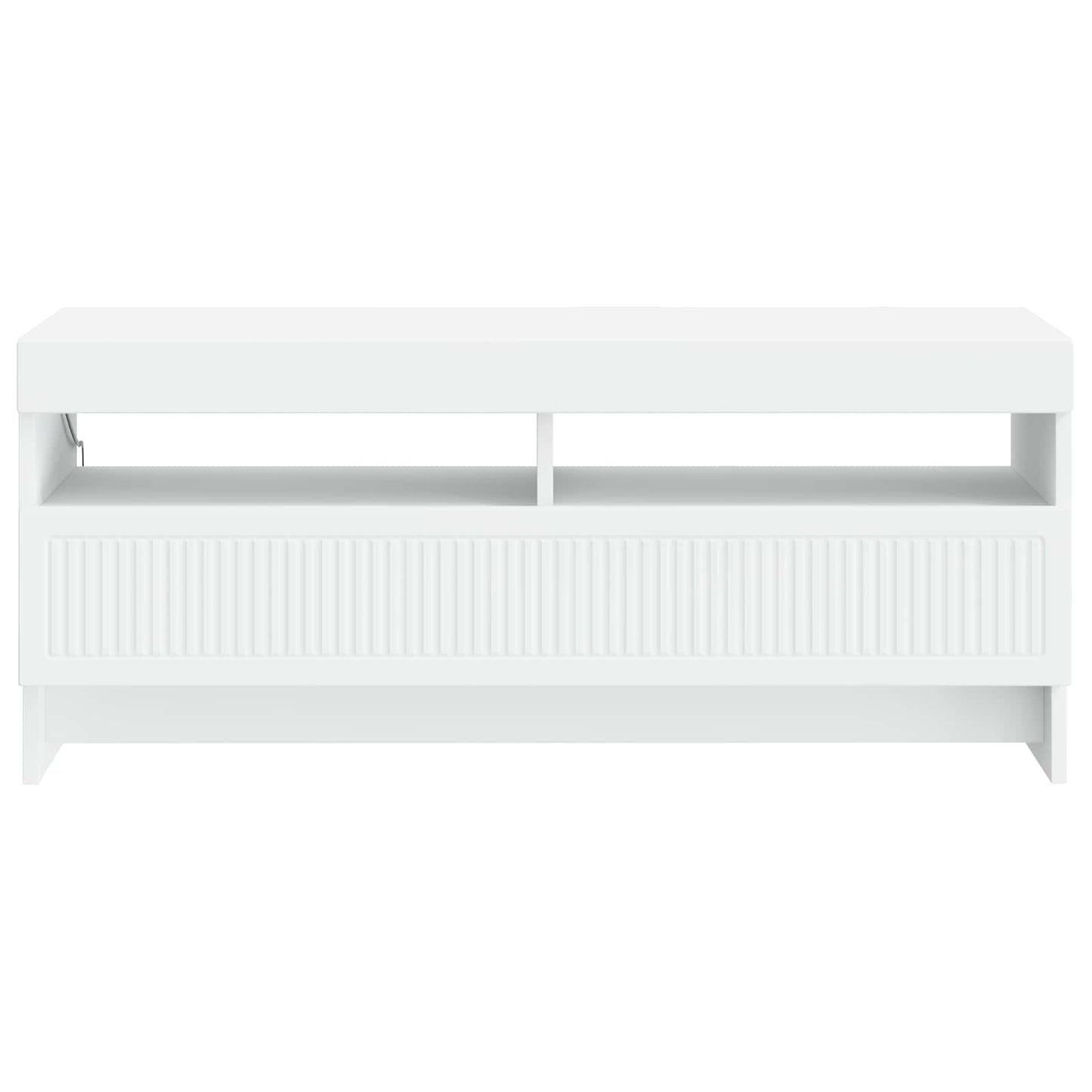 LED TV szekrény Fehér Szerelt Fa
