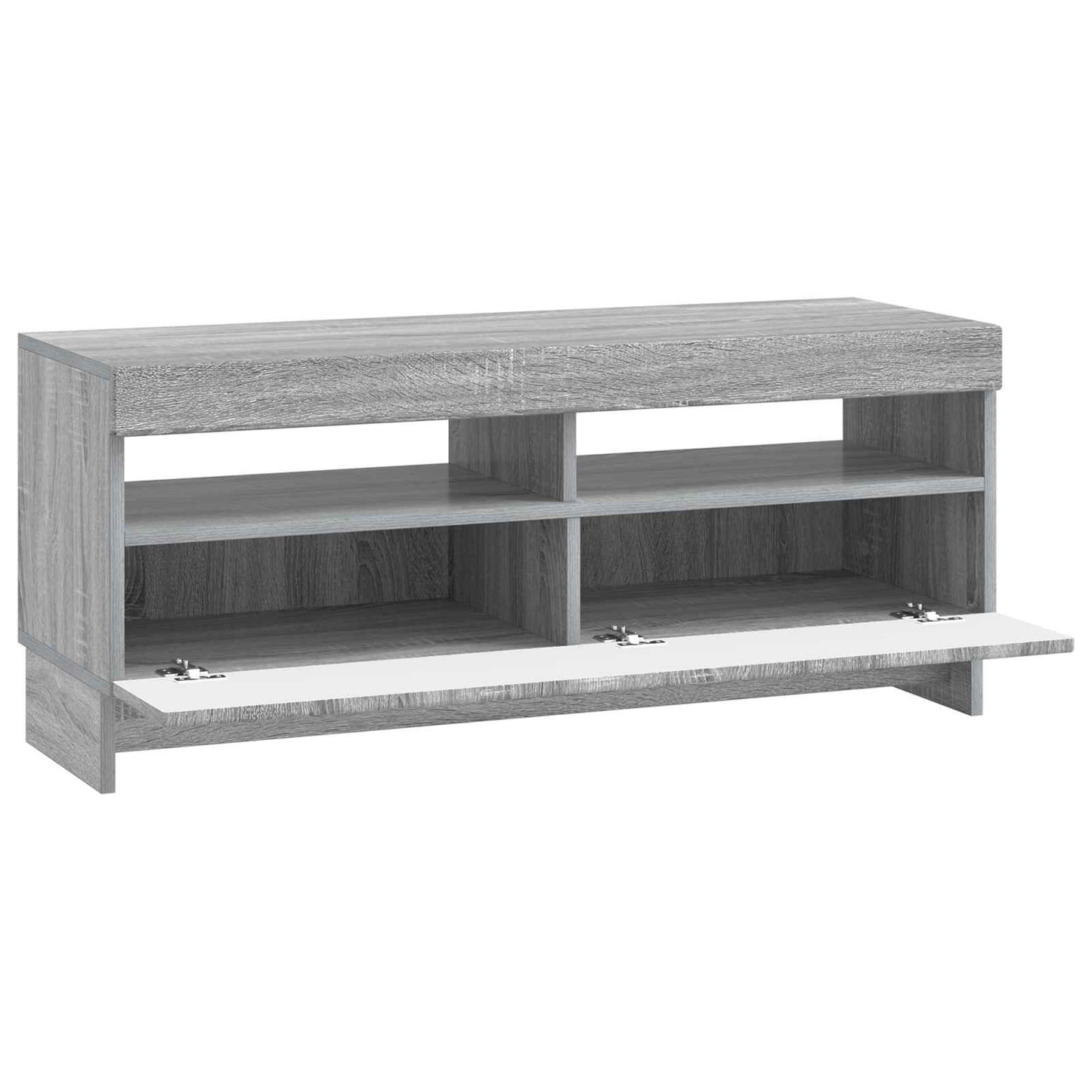LED TV szekrény Szürke Sonoma Szerelt Fa
