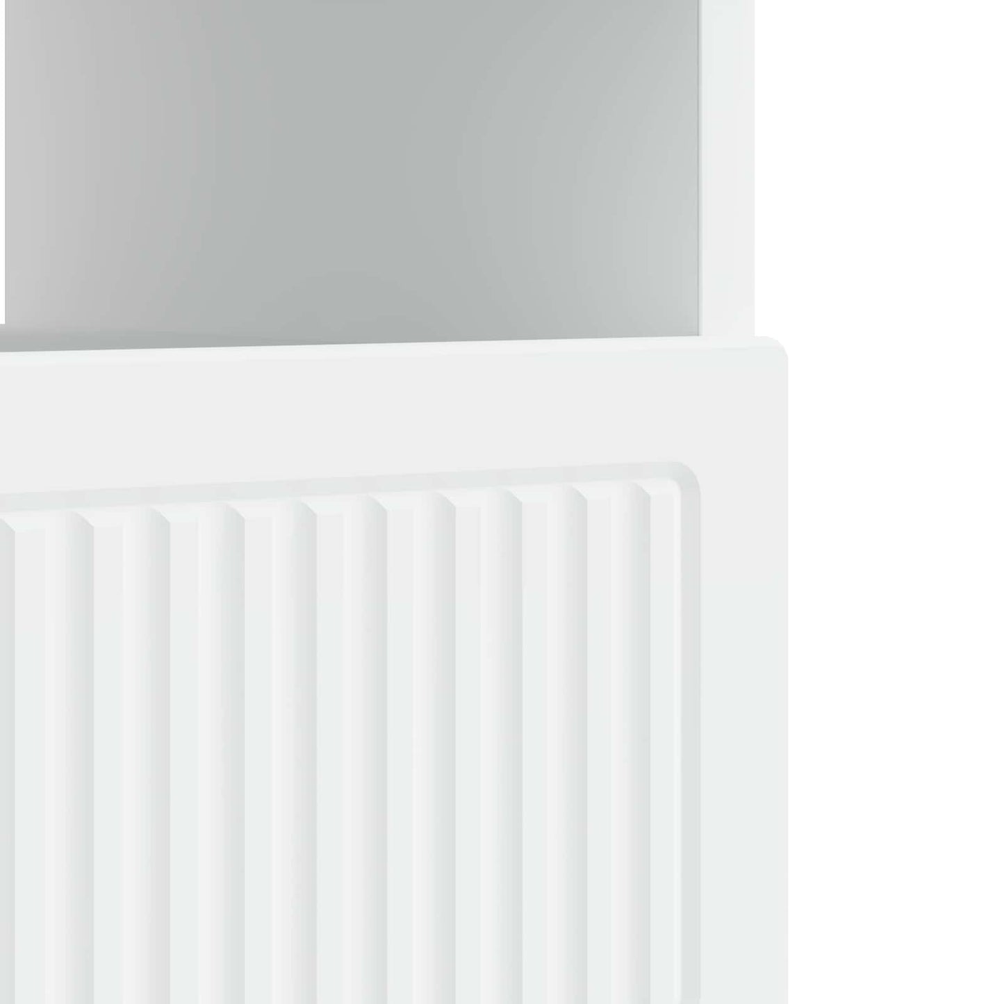 LED TV szekrény Fehér Szerelt Fa