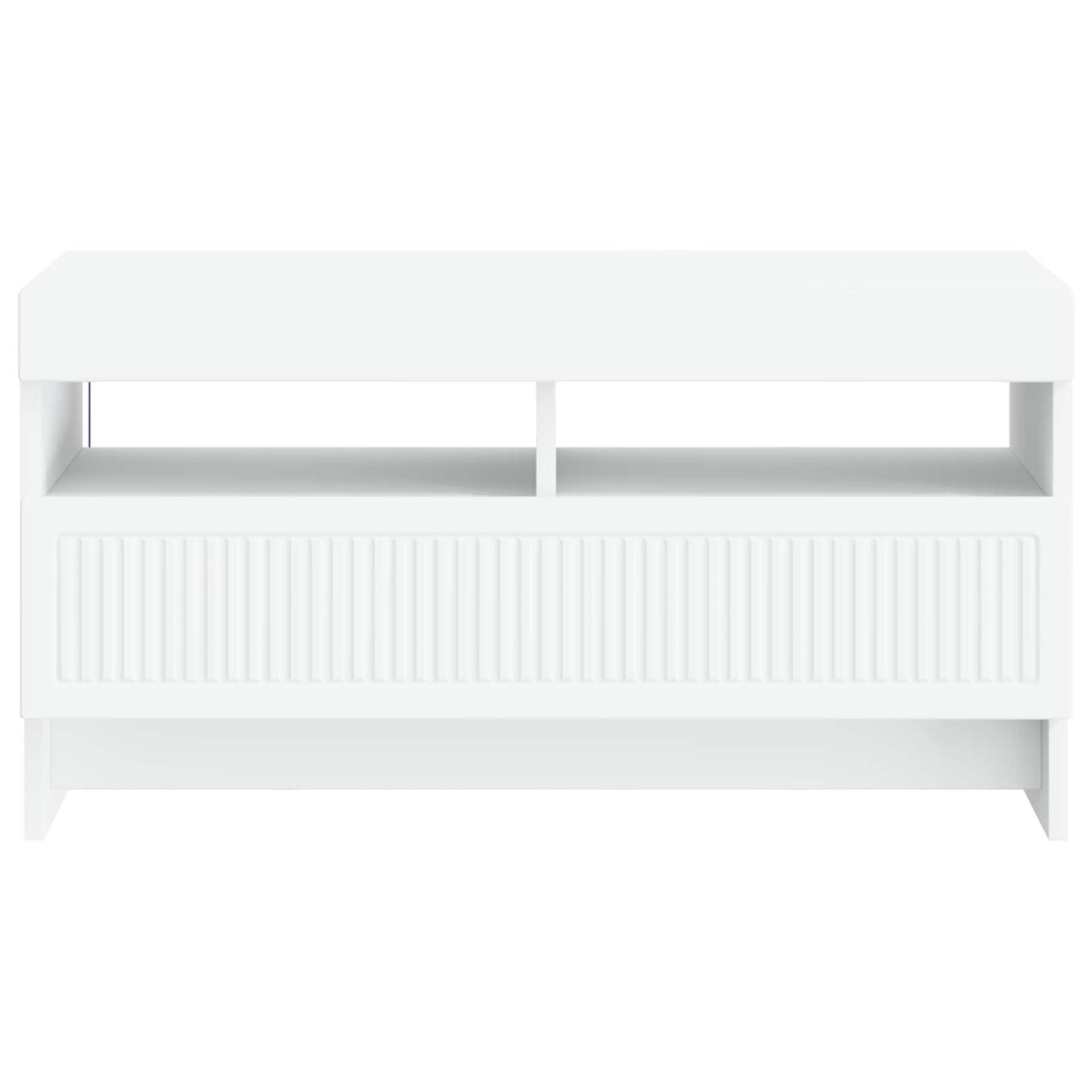 LED TV szekrény Fehér Szerelt Fa