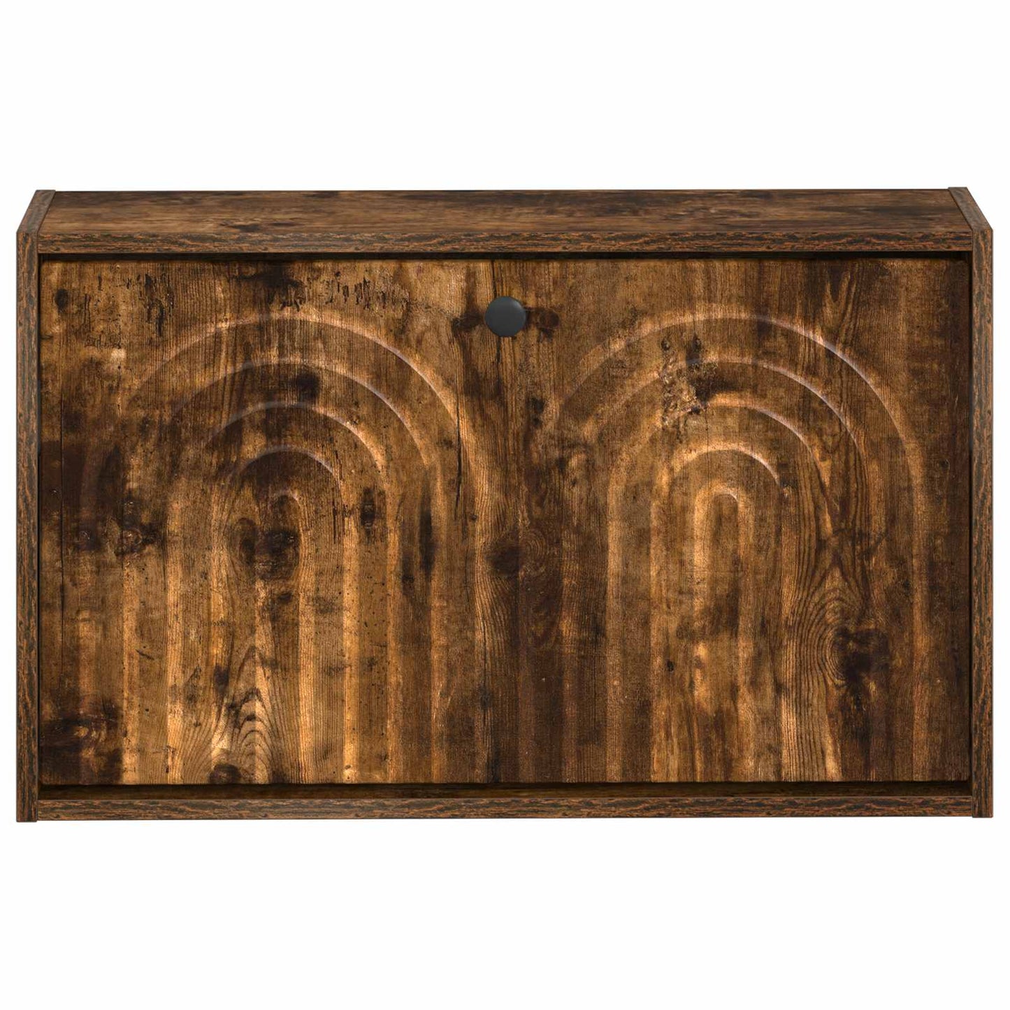 Fali Cipőtartó ALKMAAR 71 x 17 x 43 cm Szerelt Fa Füstös Tölgy