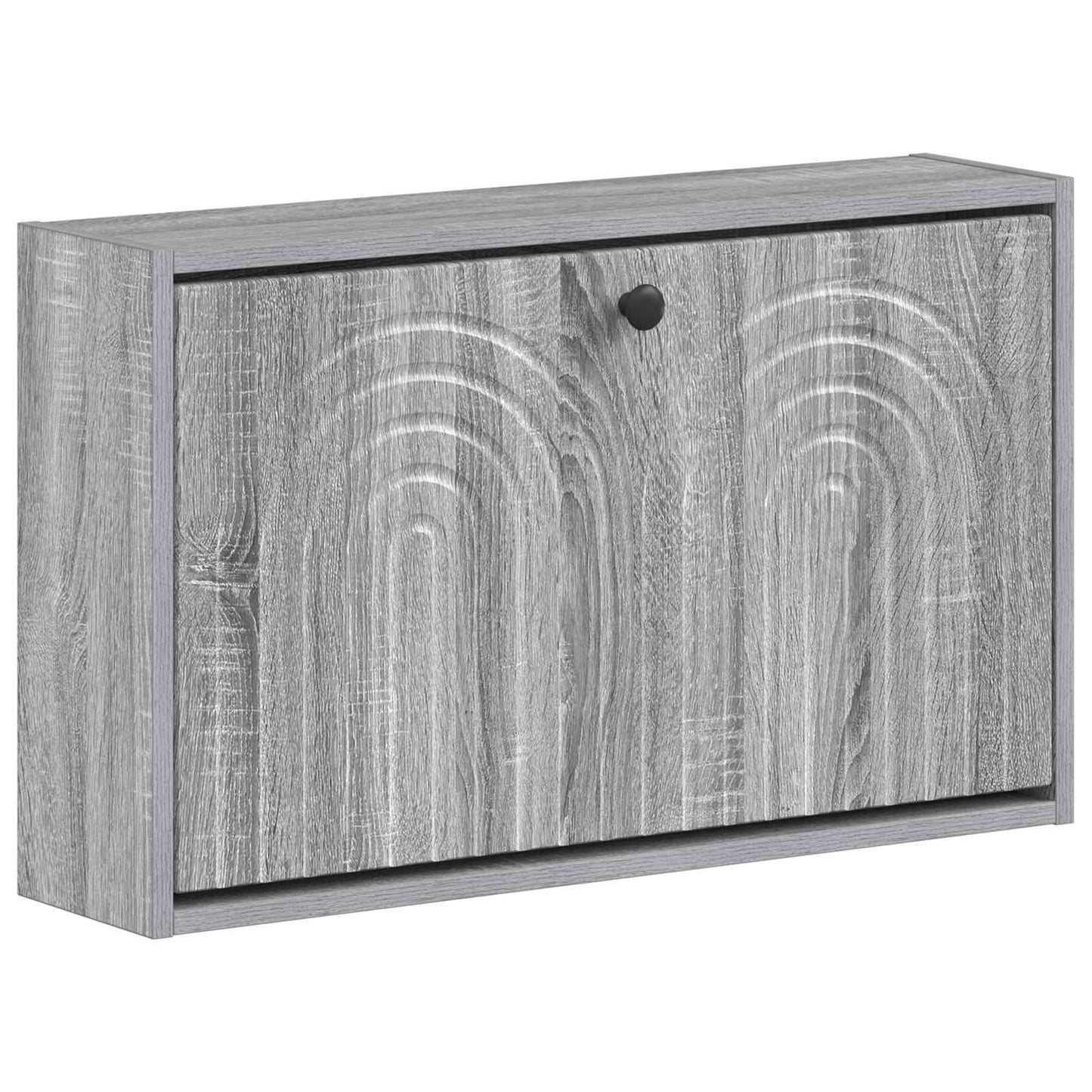 Fali Cipőtartó ALKMAAR 71 x 17 x 43 cm Szerelt Fa Szürke Sonoma