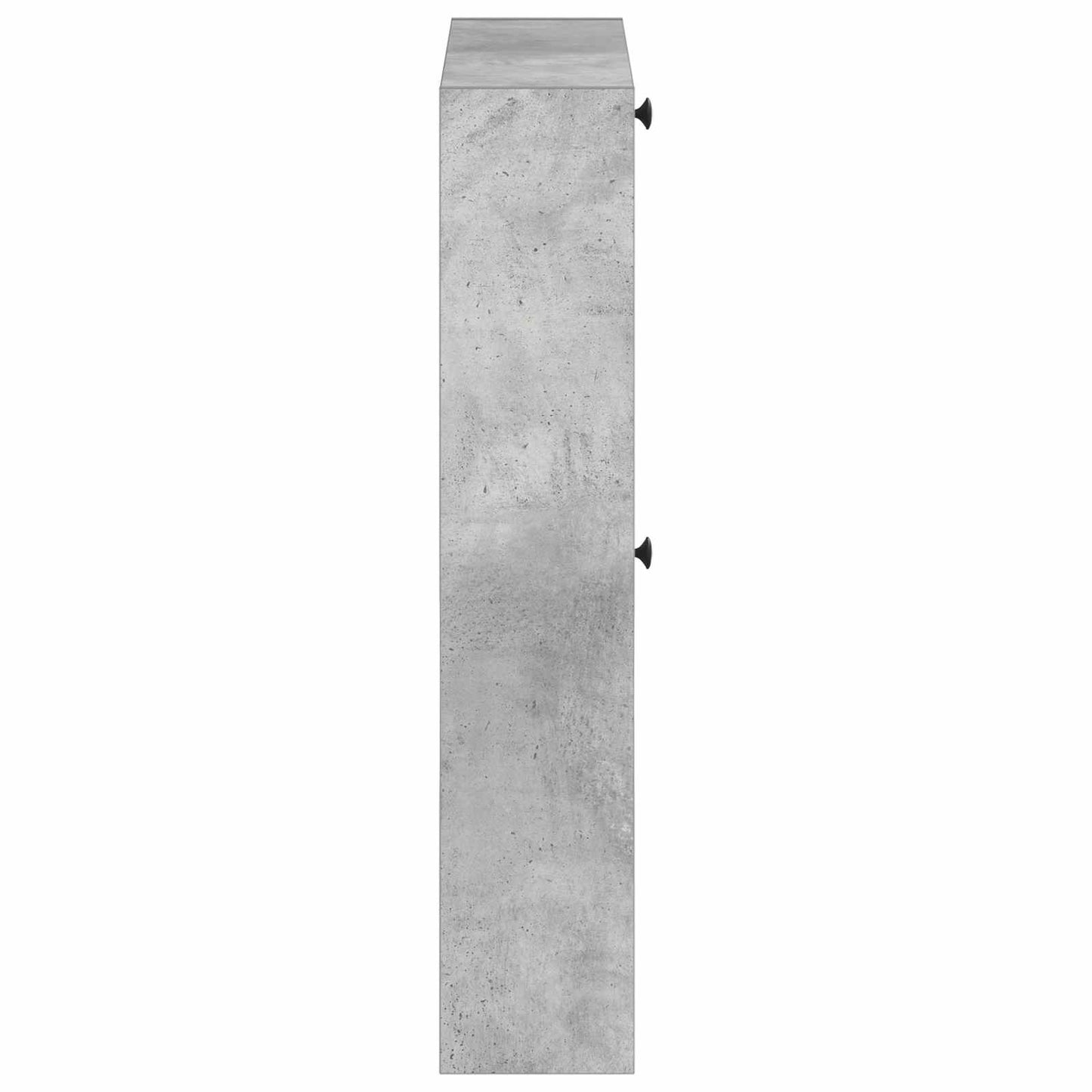 Fali Cipőtartó ALKMAAR 71 x 17 x 86 cm Szerelt Fa Betonszürke