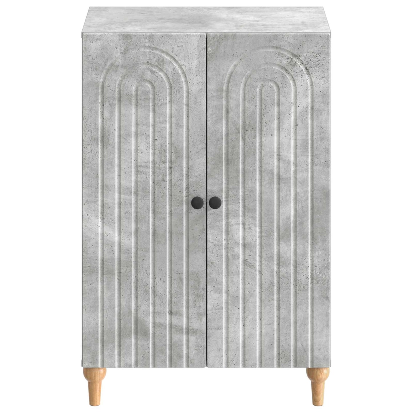 Cipőszekrény ALKMAAR 59,5 x 39,5 x 90 cm Szerelt Fa Betonszürke
