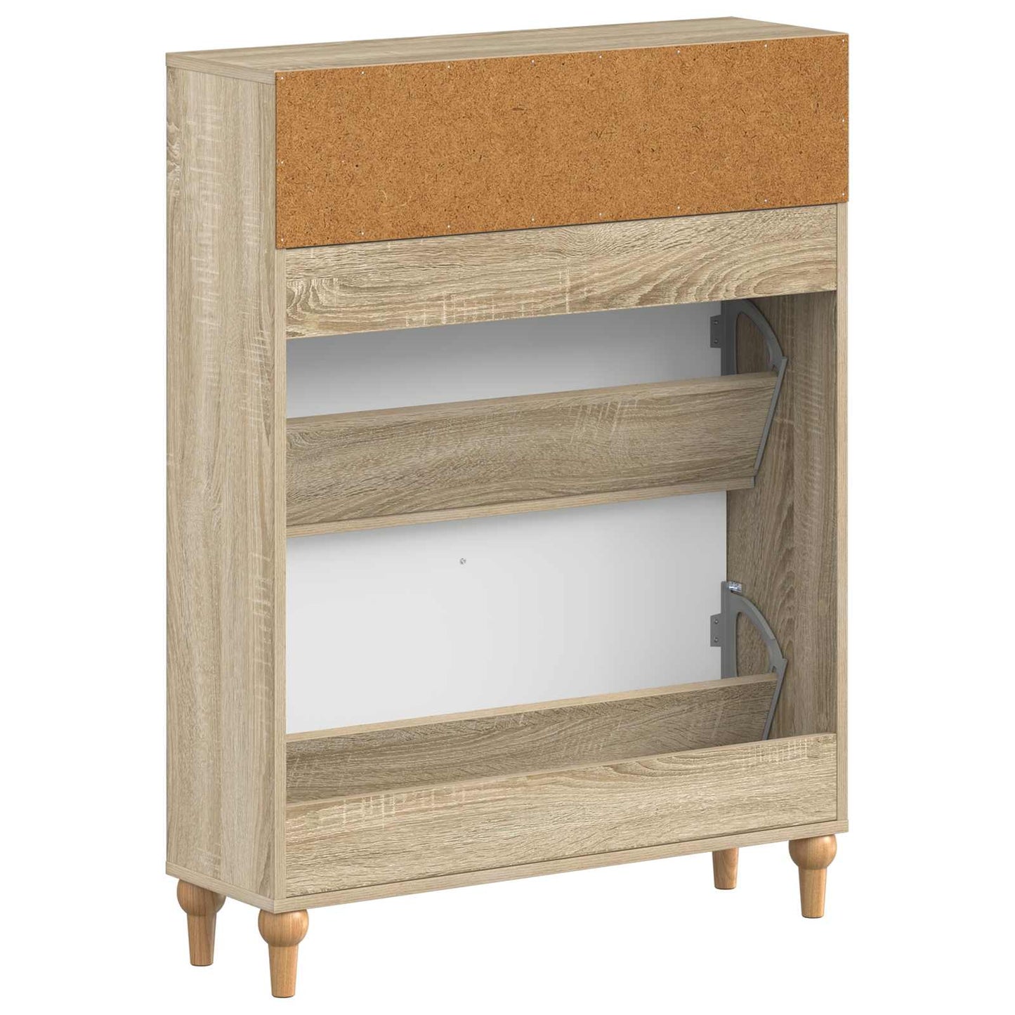 Cipőszekrény ALKMAAR 78 x 24 x 103 cm Szerelt Fa Sonoma Tölgy