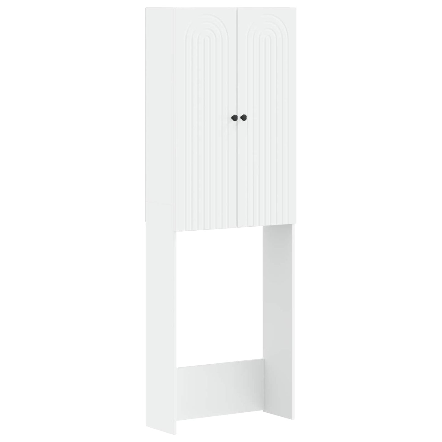WC Szekrény ALKMAAR Fehér 66 x 25,5 x 190 cm Szerelt Fa