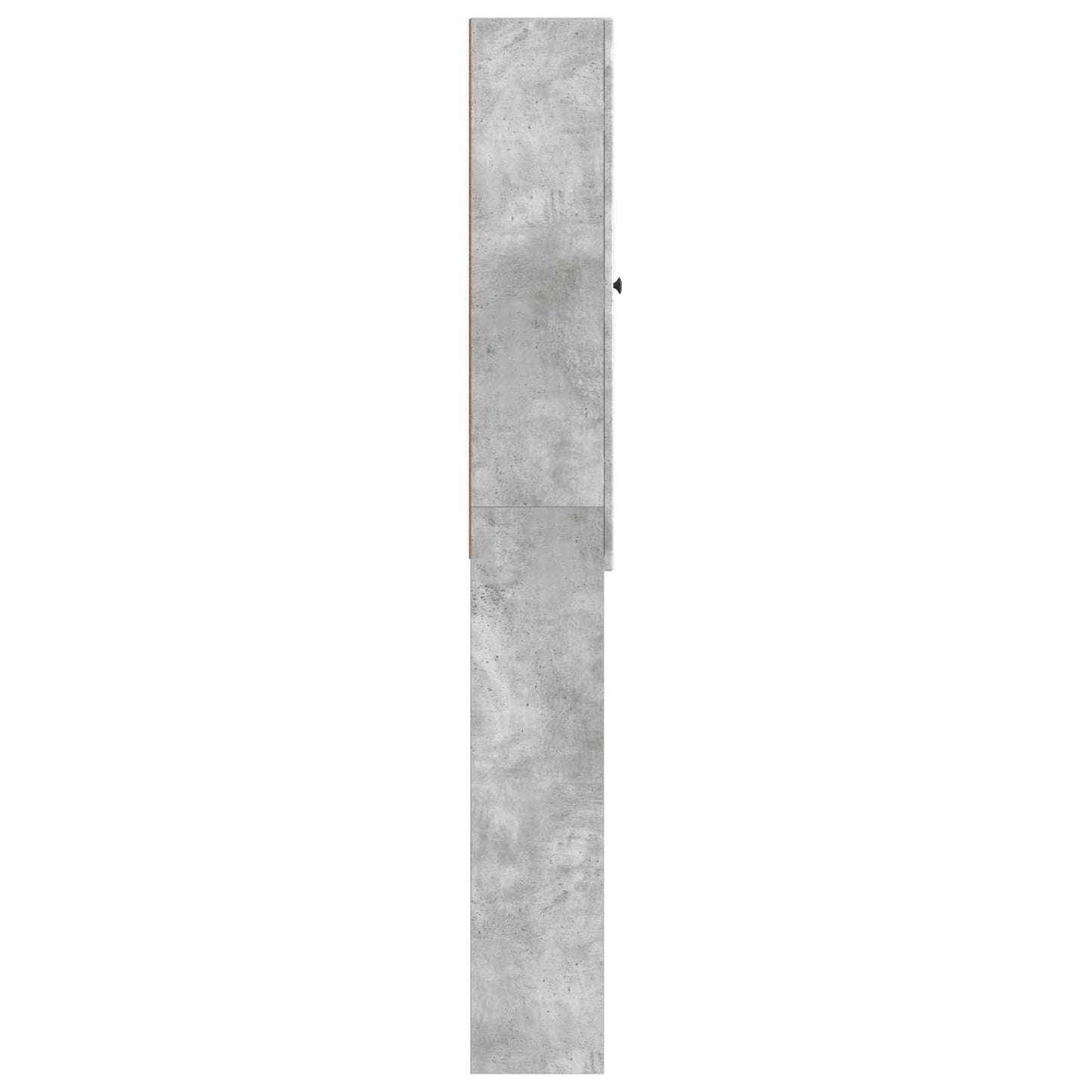 WC Szekrény ALKMAAR Betonszürke 66 x 25,5 x 190 cm Szerelt Fa
